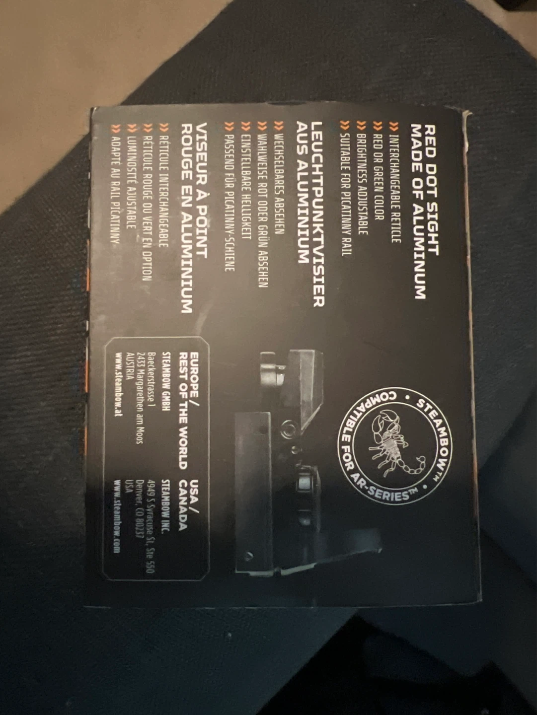 Steambow AR-Series Red Dot Sight - photo 2