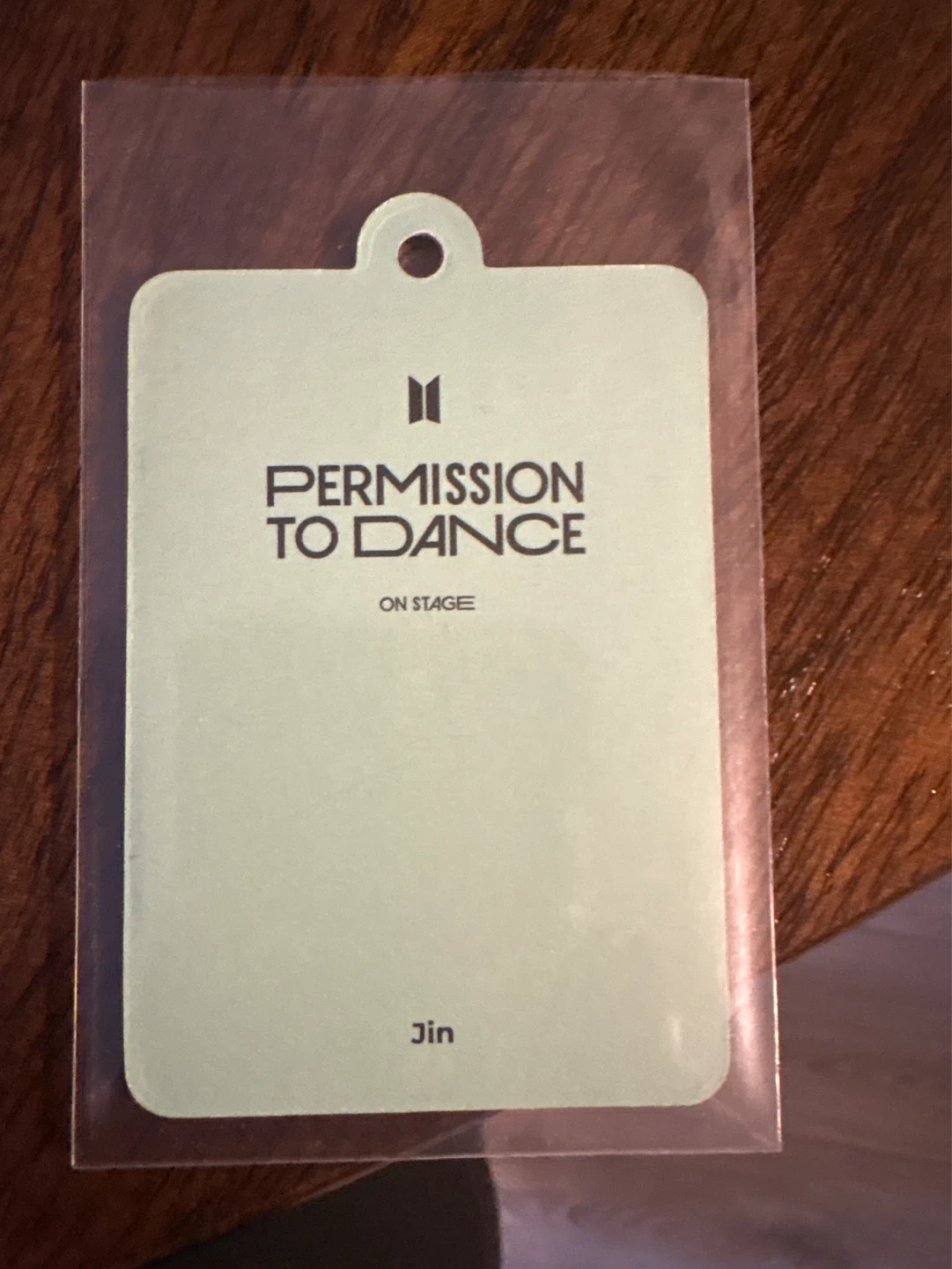 BTS "Permission to Dance" On Stage Jin Photo Card - photo 2