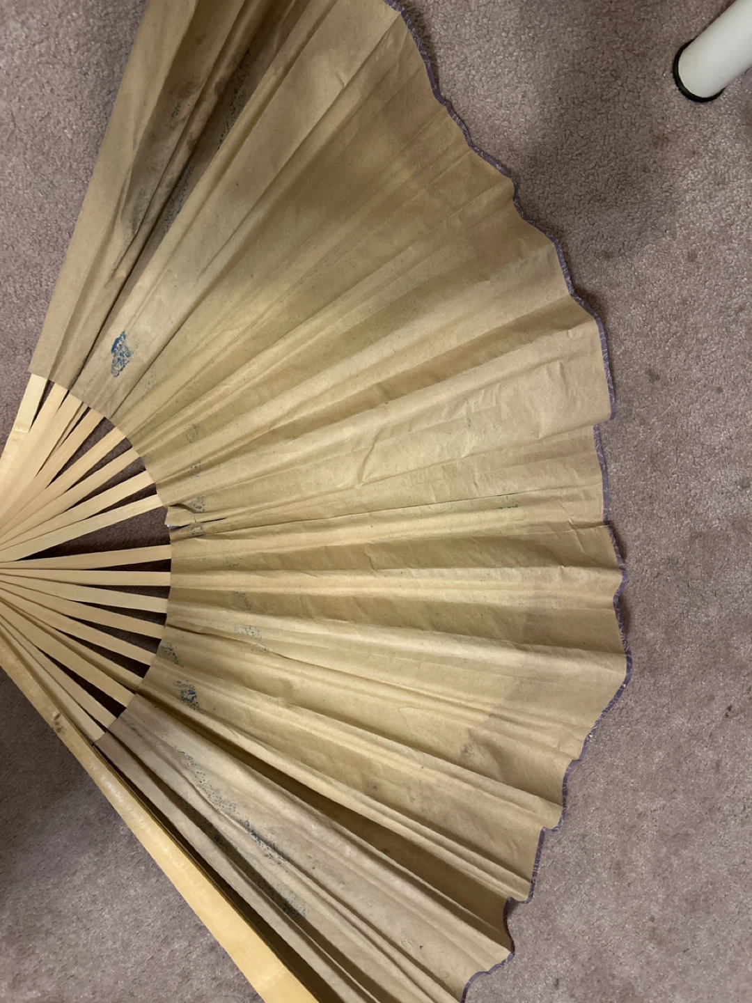 Decorative Chinese Paper Fan with Cranes and Pine Tree - photo 3