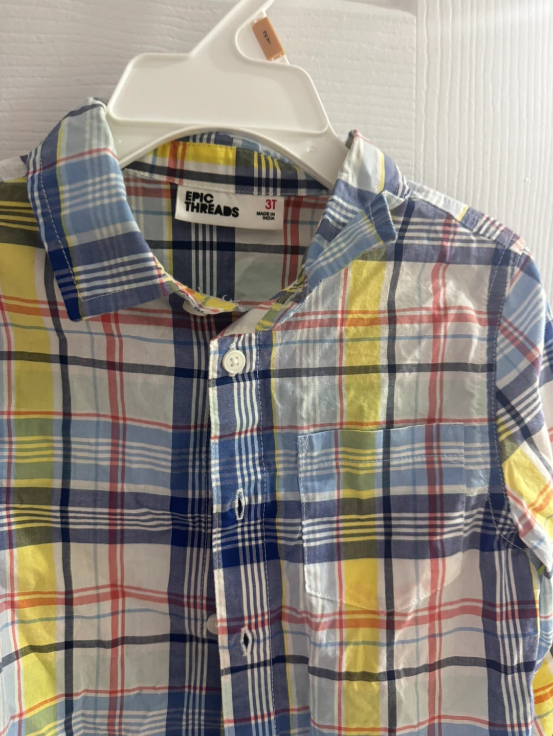 Epic Threads Plaid Long Sleeve Shirt - Size 3T - photo 2