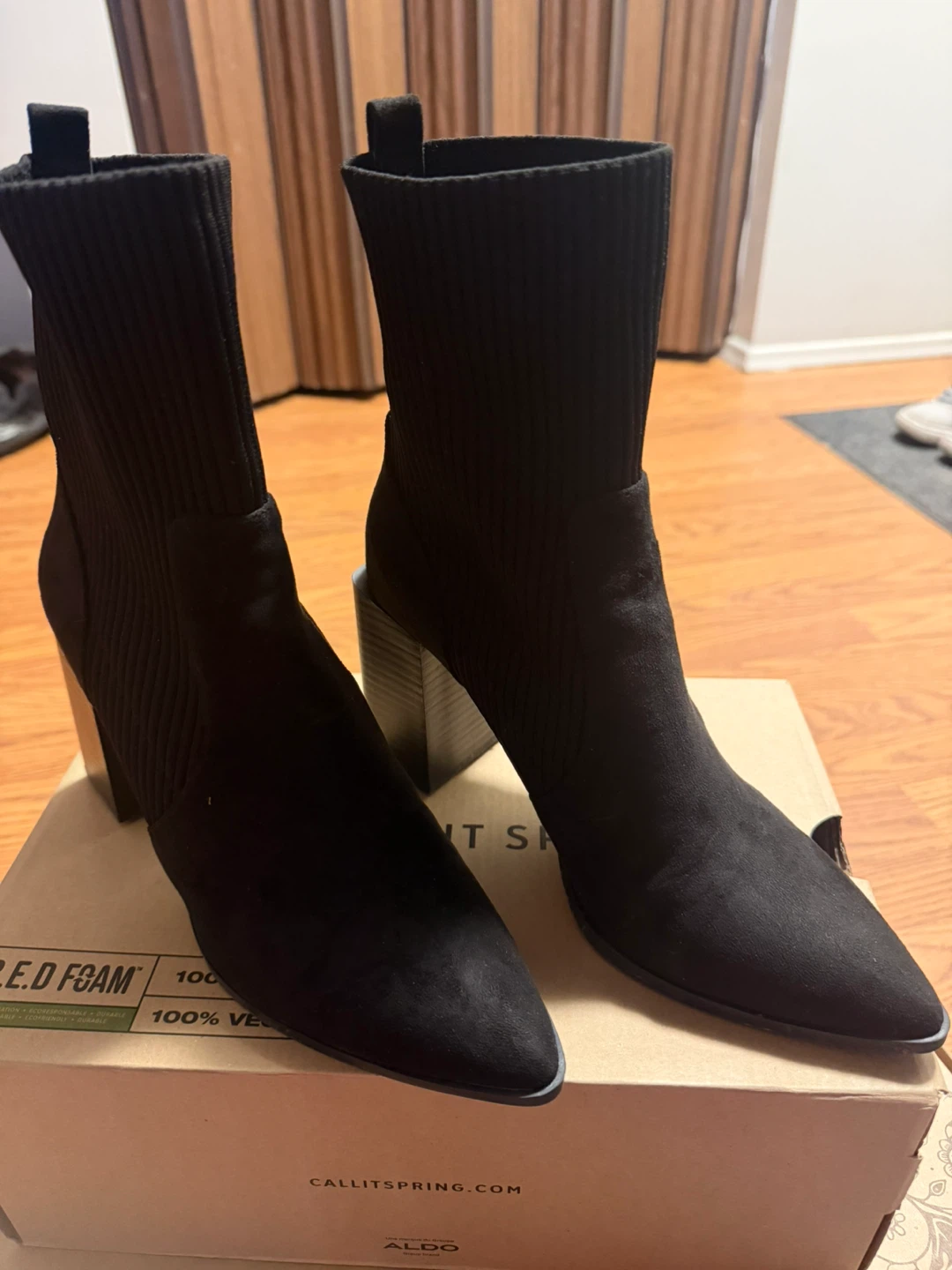 Call it Spring Black Sock Booties - photo 2