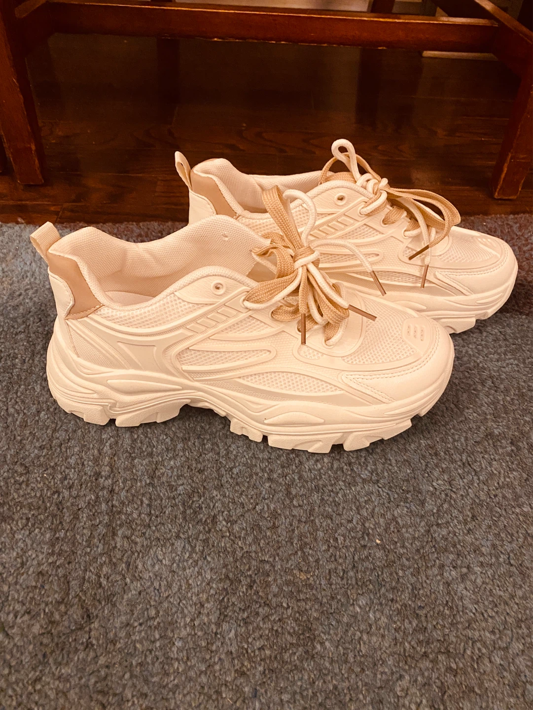 Cream Sneakers Size CN40 - photo 2