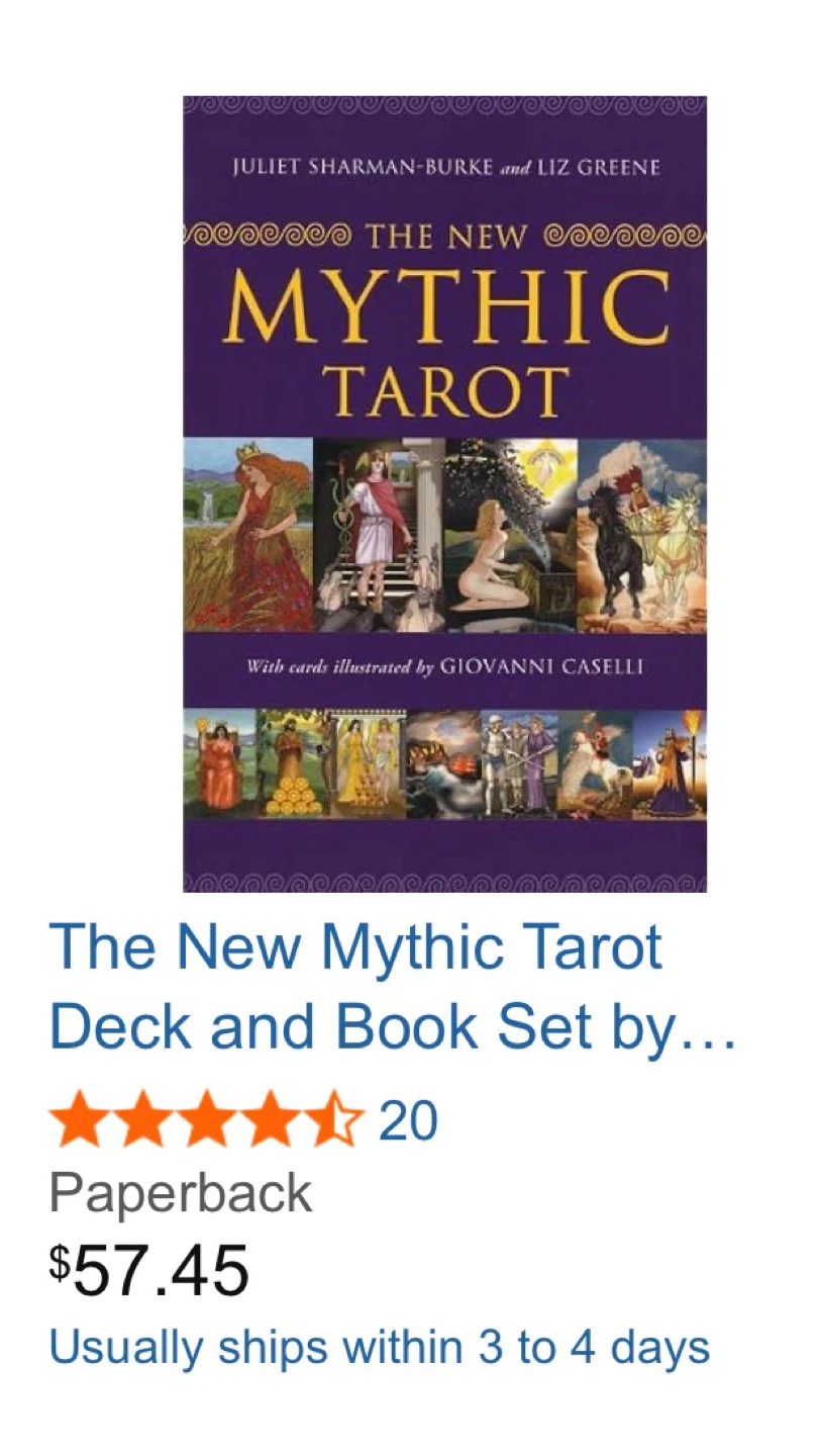 The New Mythic Tarot Deck and Book Set - photo 4