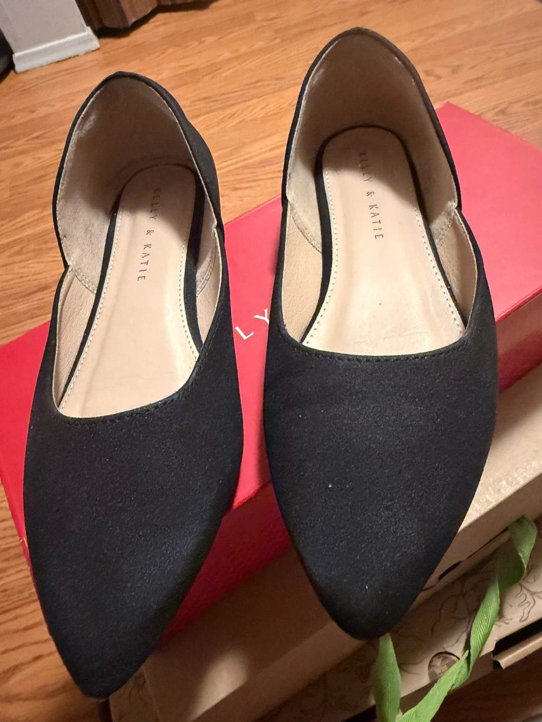 Kelly & Katie Alice Black Flats