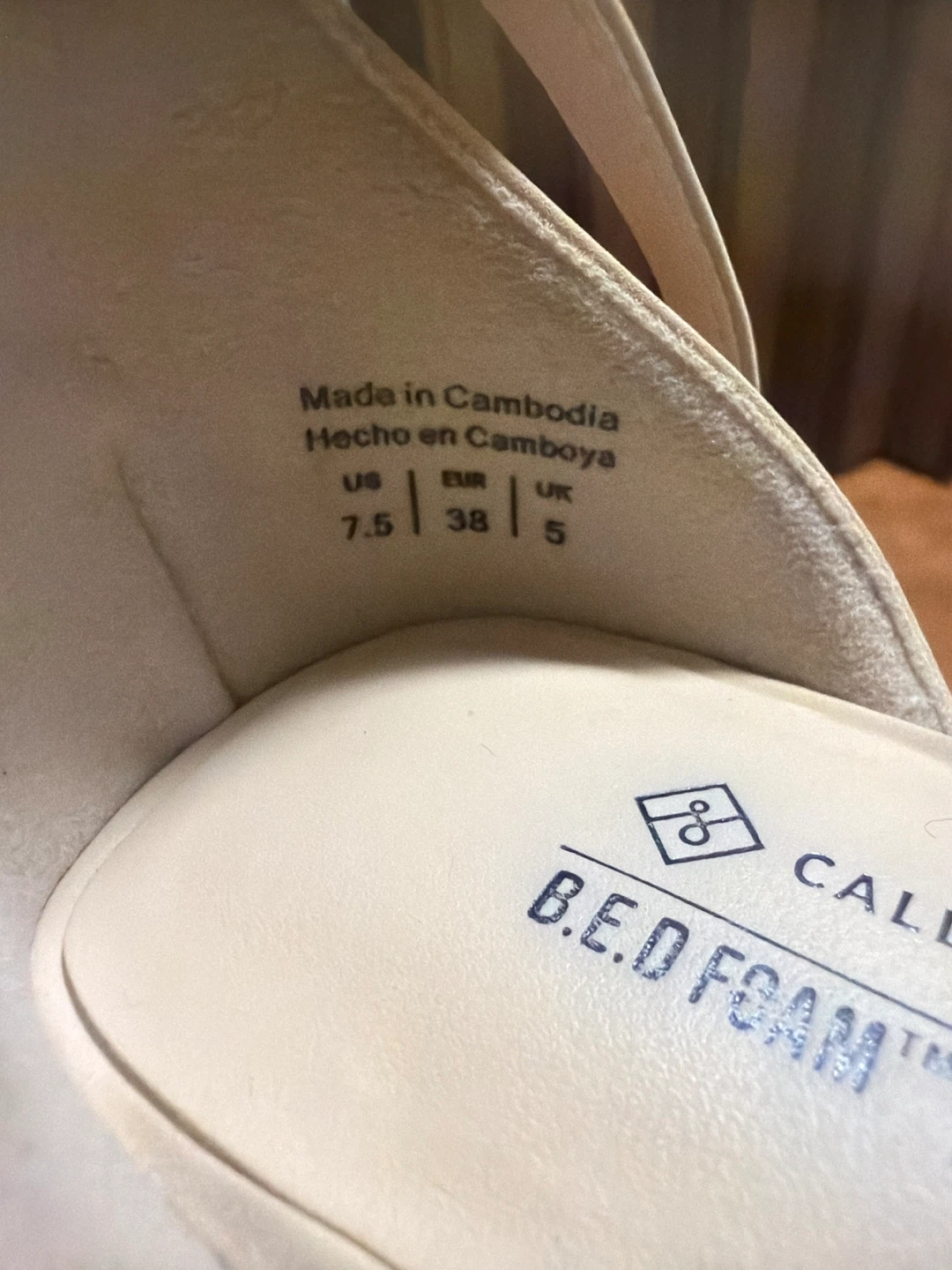 Call It Spring Beige Ankle Strap Heels - Size 7.5 - photo 2