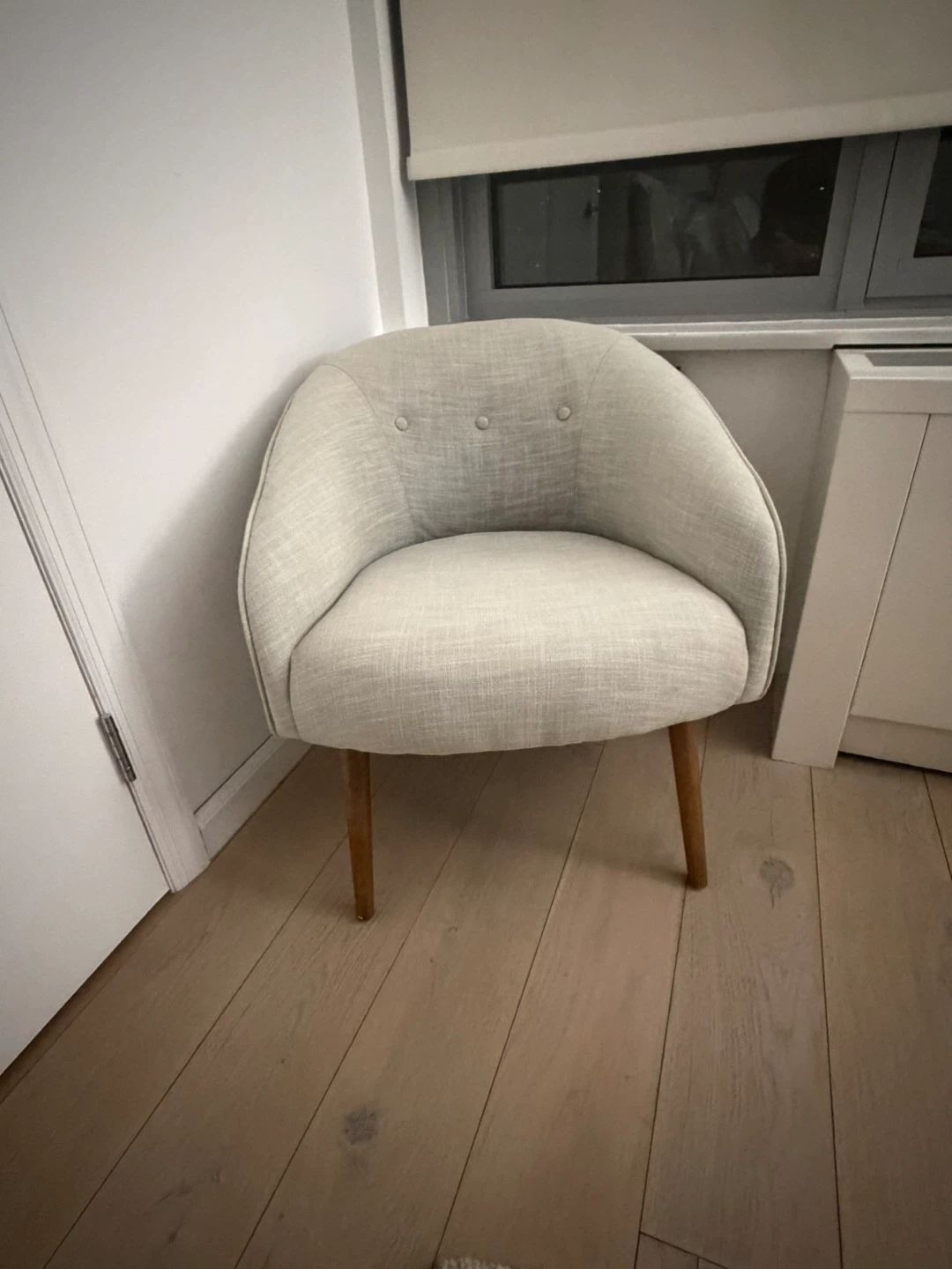 West Elm Accent Chair - Light Gray
