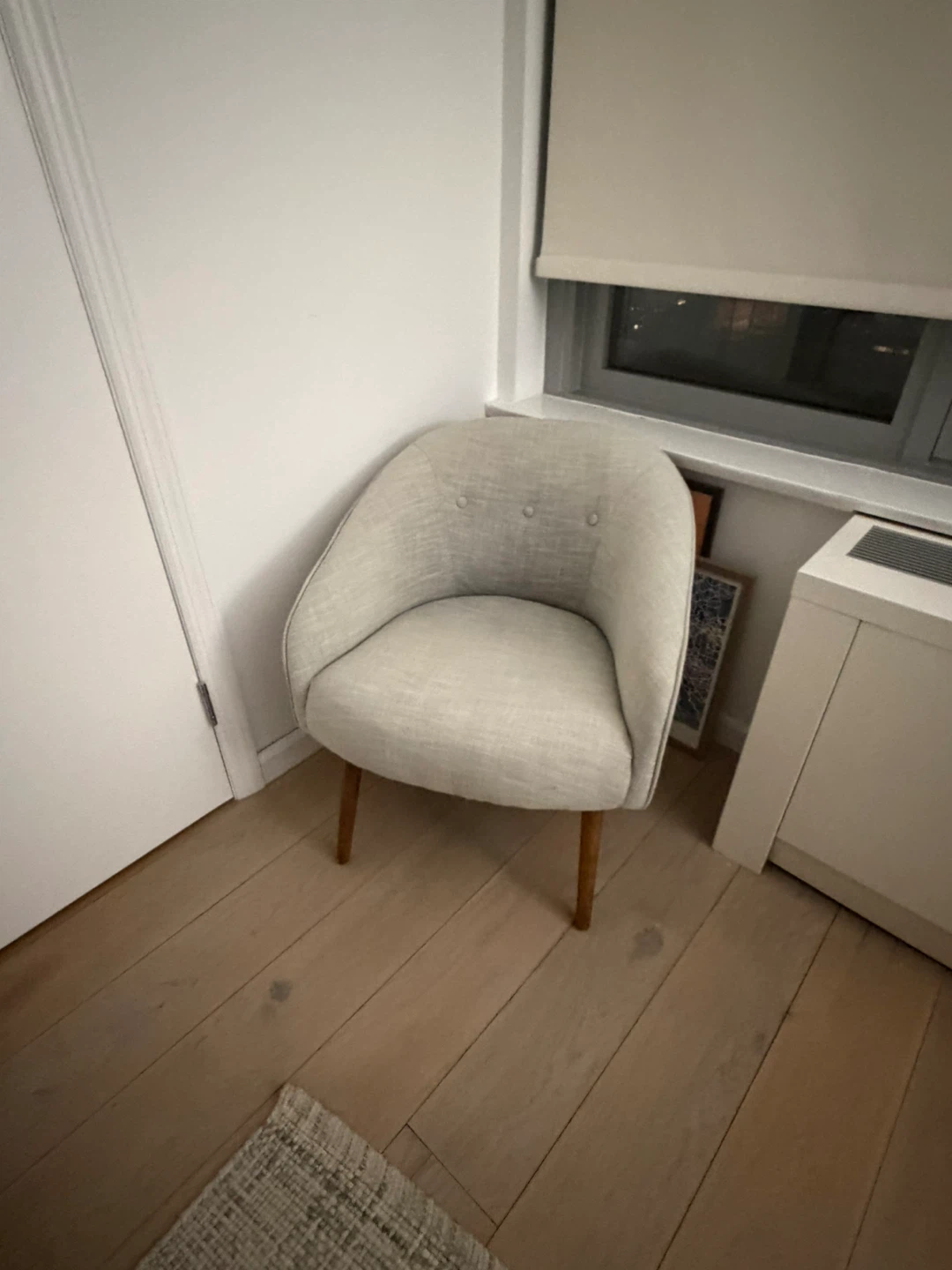 West Elm Accent Chair - Light Gray - photo 2