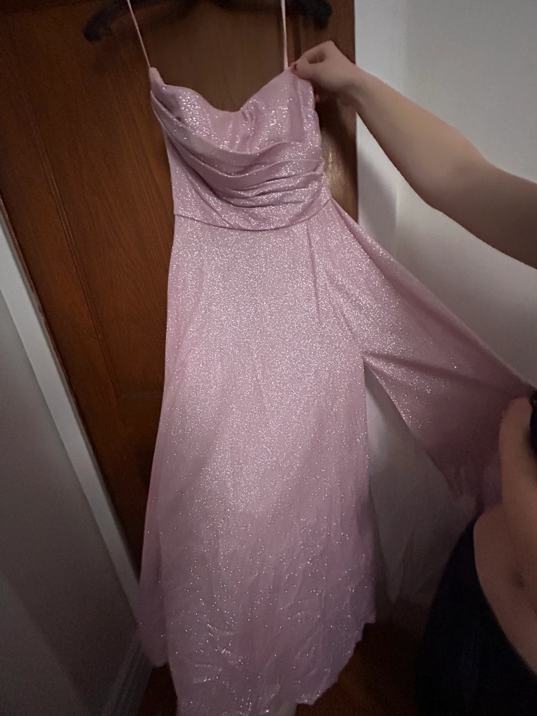 Strapless Norma reed prom dress