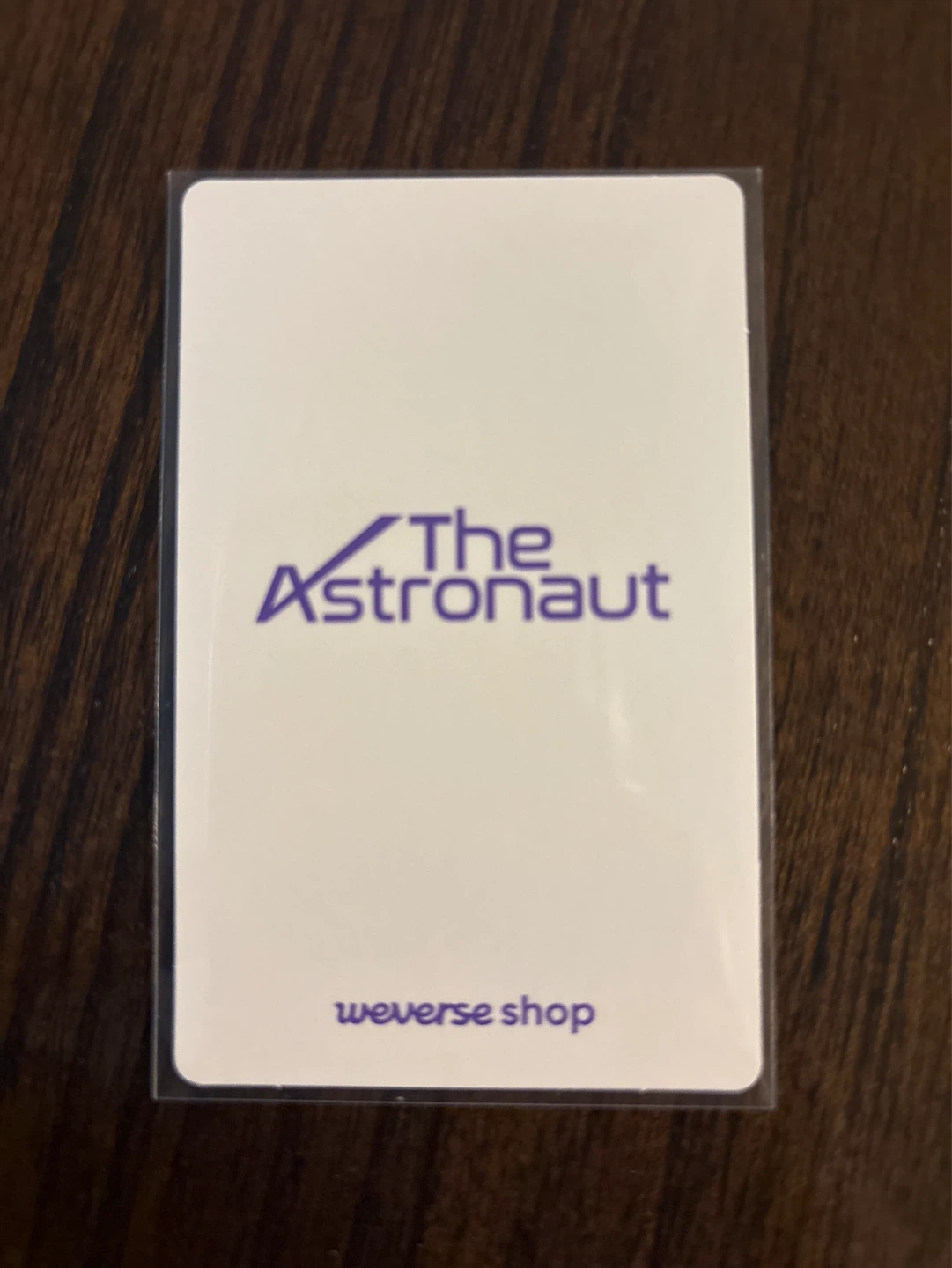 BTS Jin POB The Astronaut Photocard - photo 2