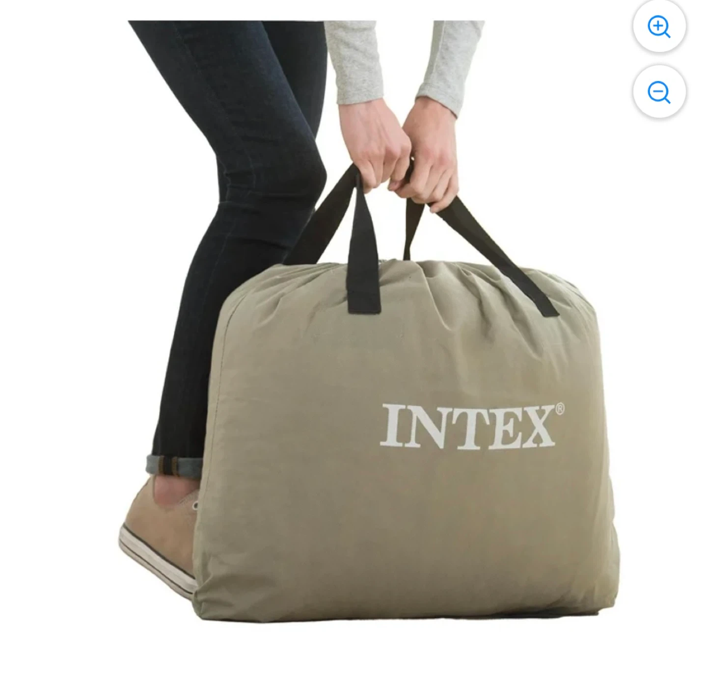 Intex Queen Dura-Beam Deluxe Raised Airbed (60in x 80in x 20in) - photo 3