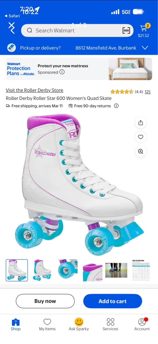 Roller Derby Star 600 Women's Quad Skates