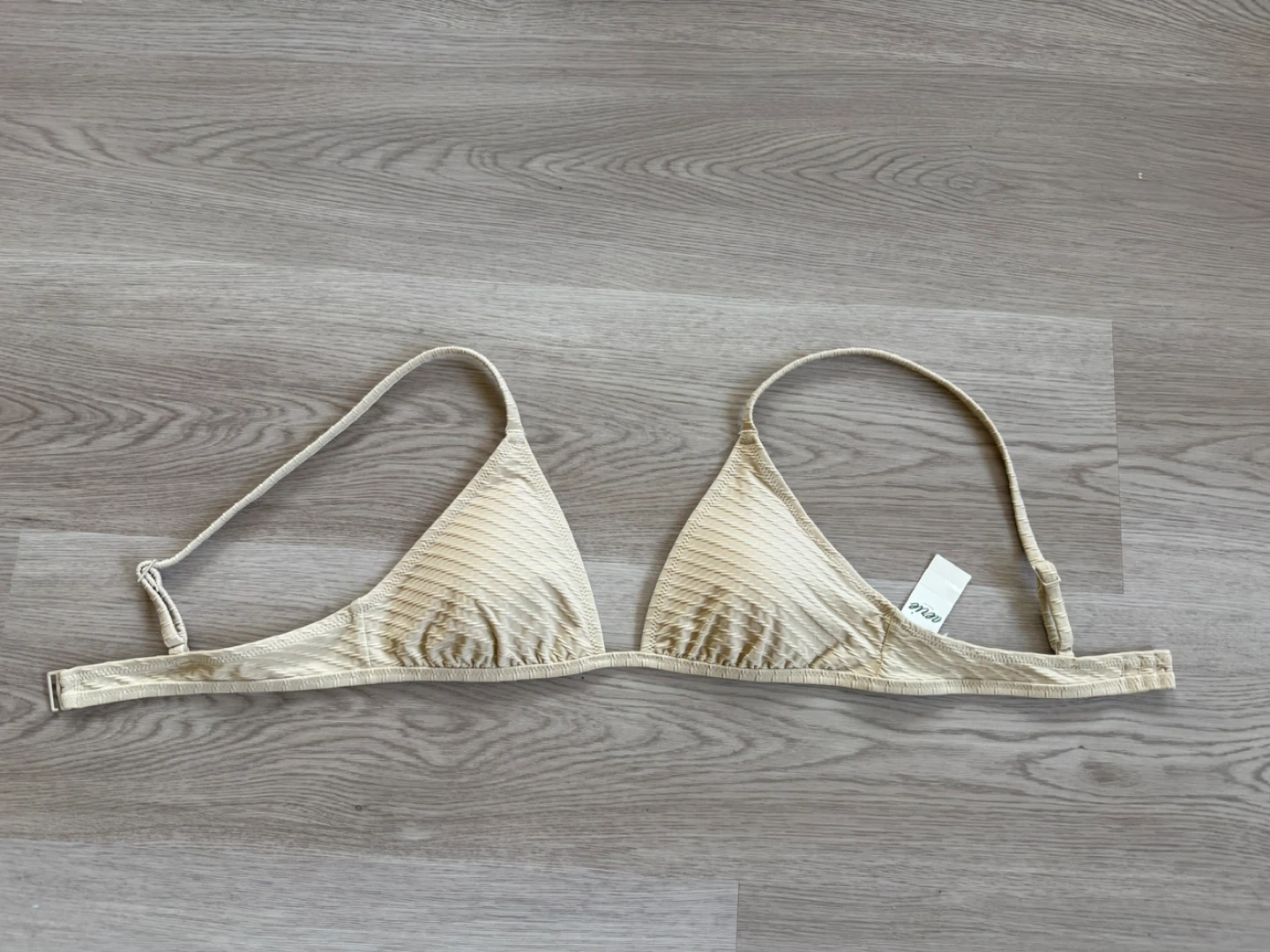New with tags on Aerie small beige bikini top