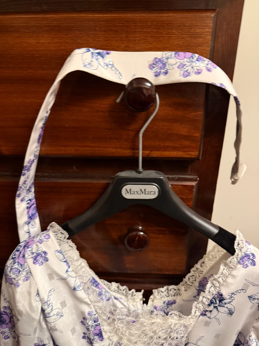 Purple white frilly dress - photo 4