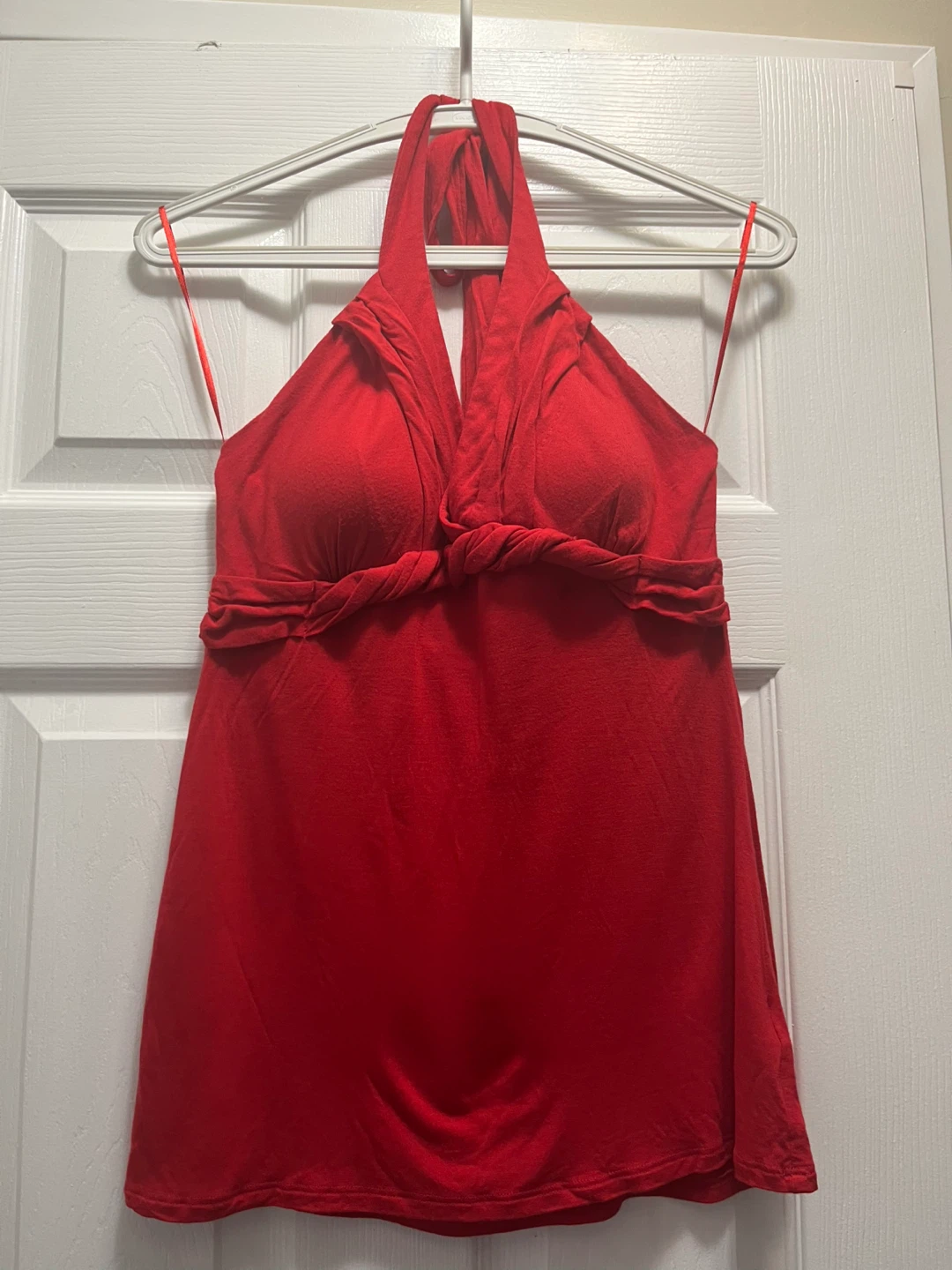 Red Halter Neck Top