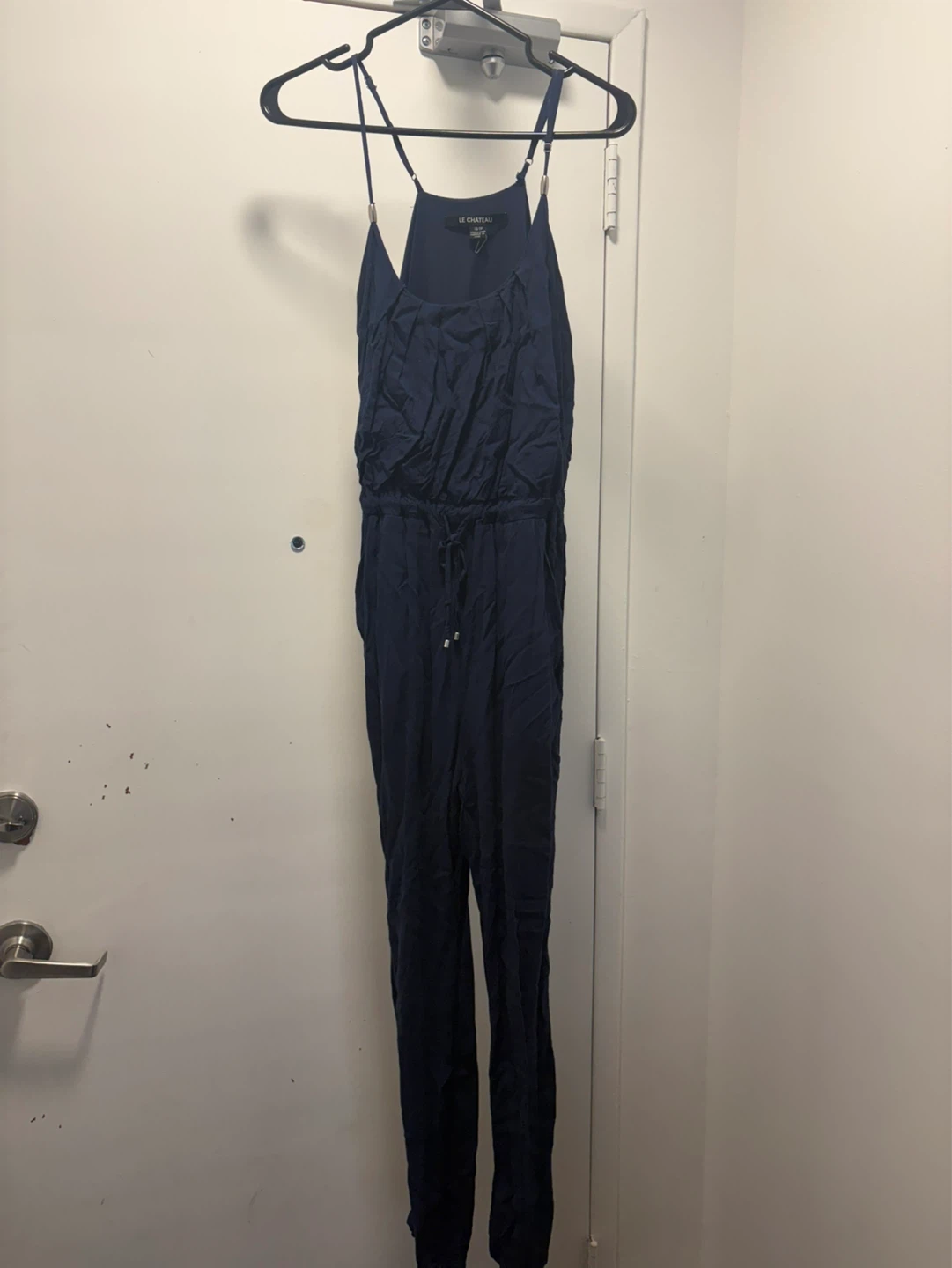 Le Château Navy Blue Jumpsuit XS