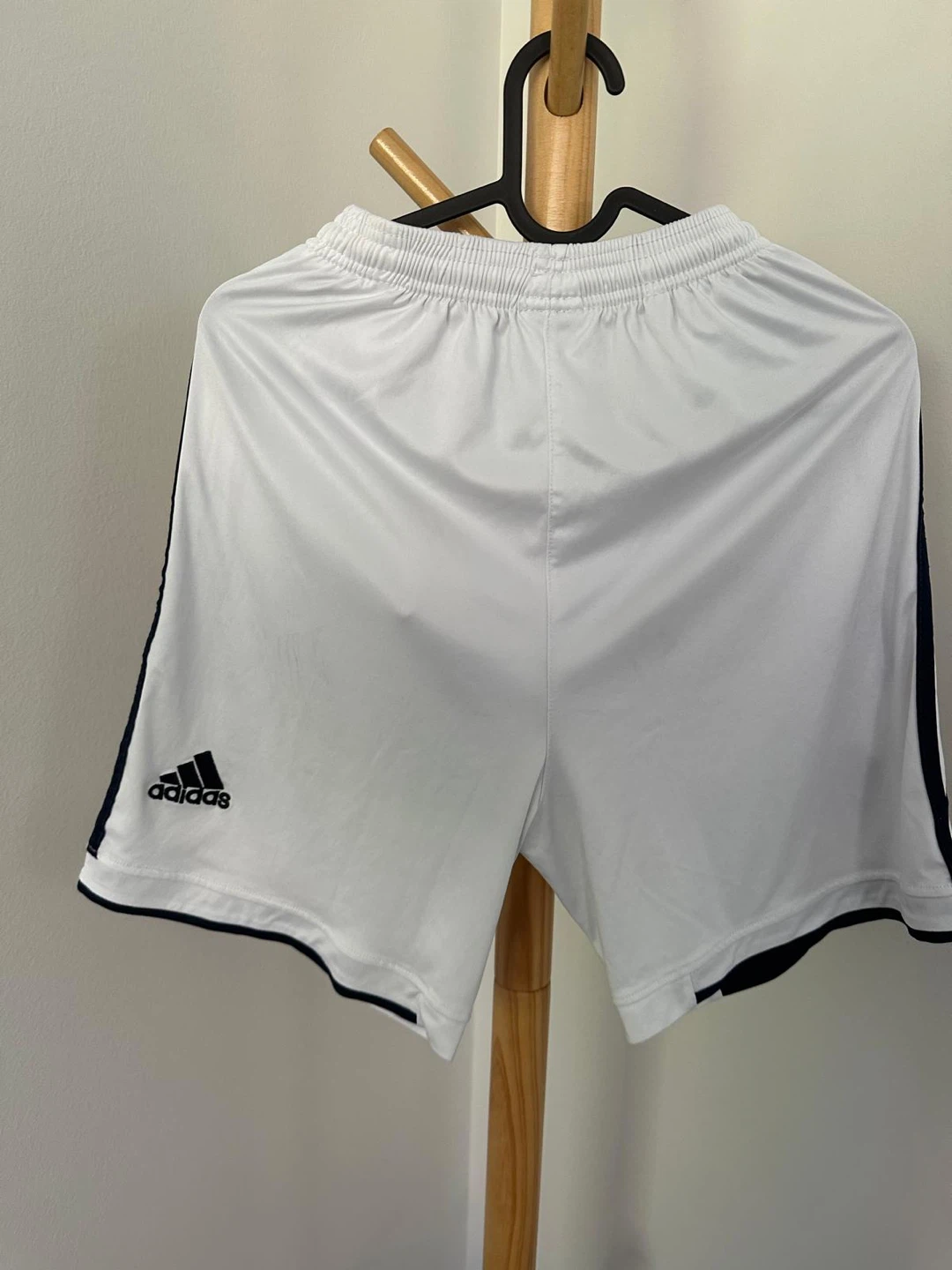 Adidas White Soccer Shorts with Colombia Crest