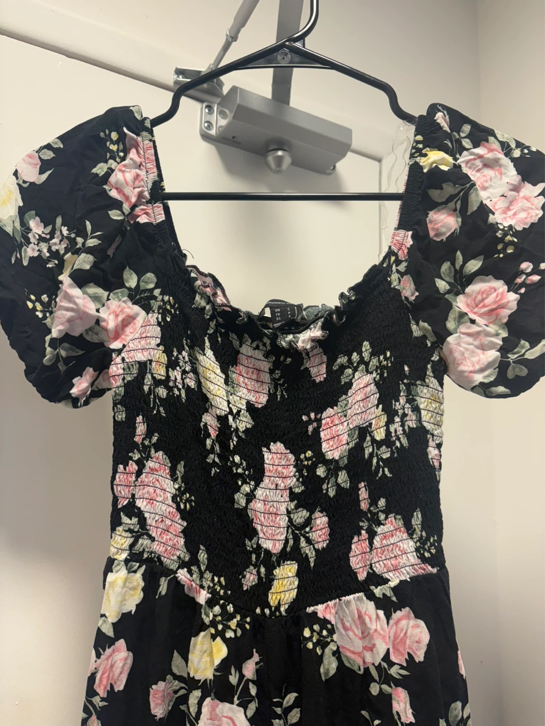 Streetwear Society Black Floral Jumpsuit Size S - photo 3