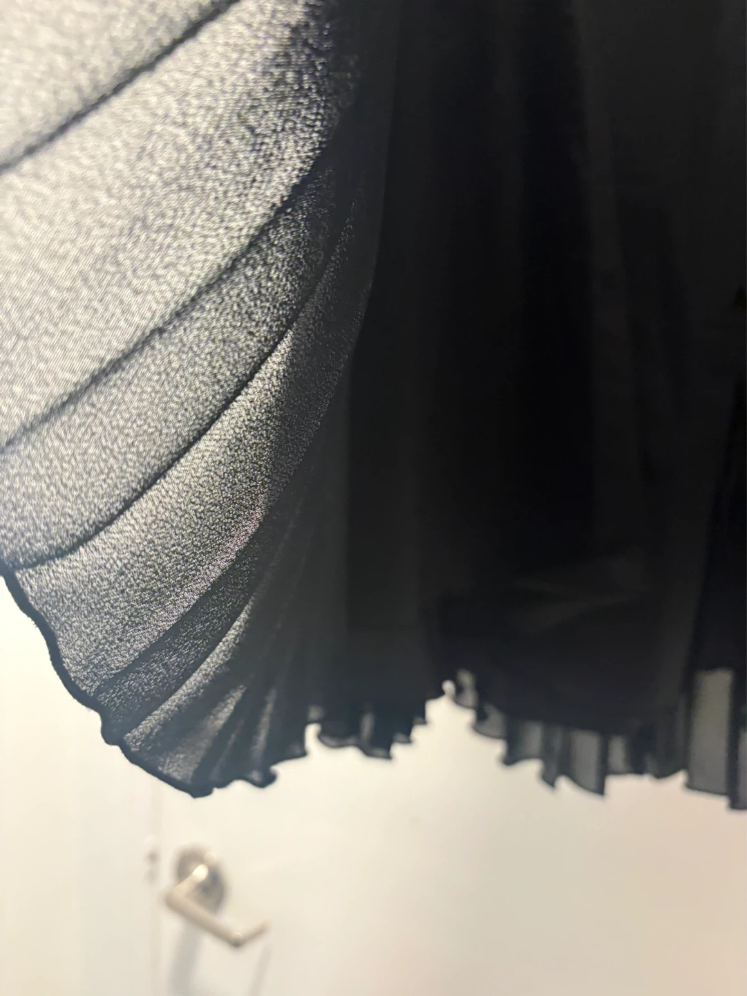 Black Pleated Midi Skirt - photo 4