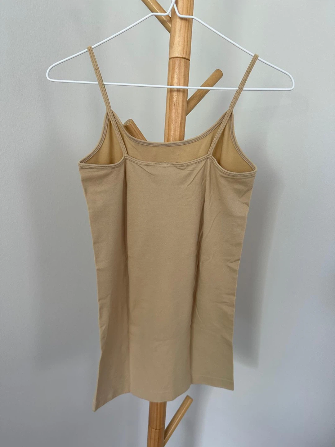 Shasa Beige Spaghetti Strap Camisole Tank Top - photo 3