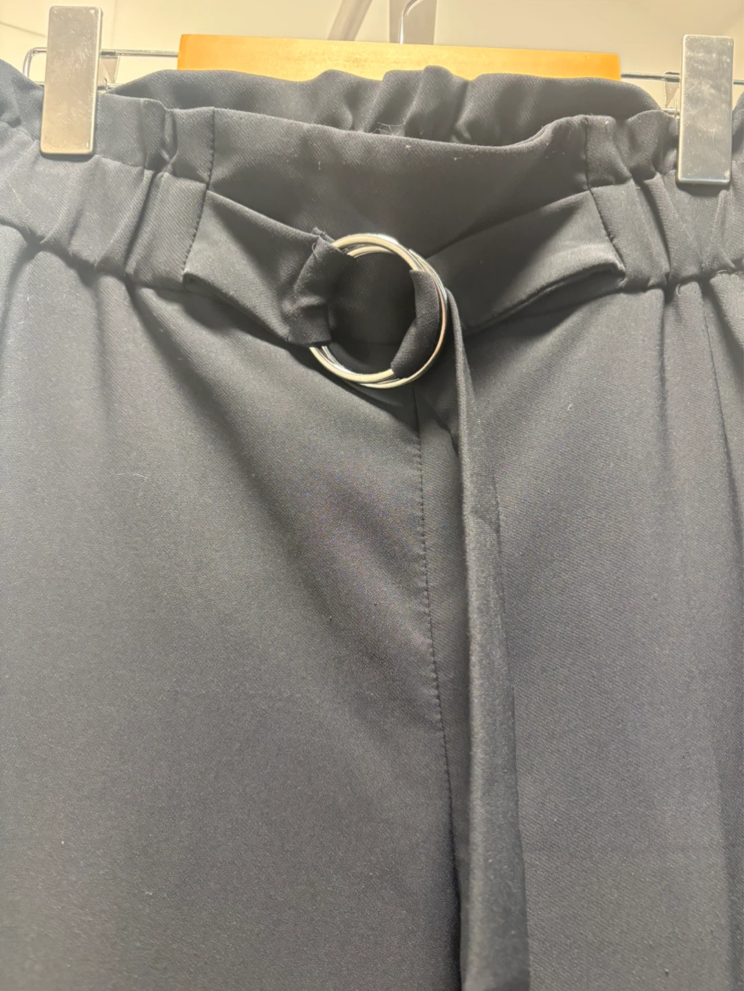 Dynamite Paperbag Waist Pants - Black, Size P/S - photo 3