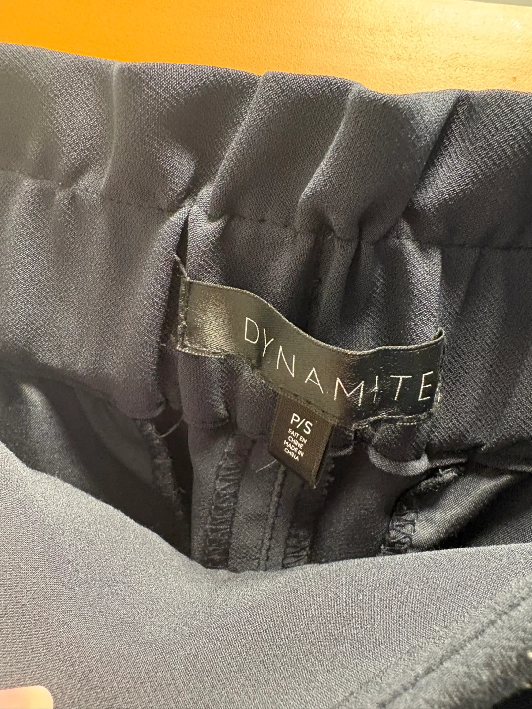 Dynamite Paperbag Waist Pants - Black, Size P/S - photo 4