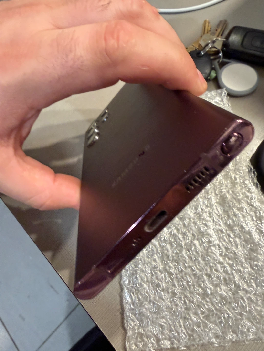 Samsung Galaxy S22 Ultra 512 GIG Burgundy Smartphone - photo 2