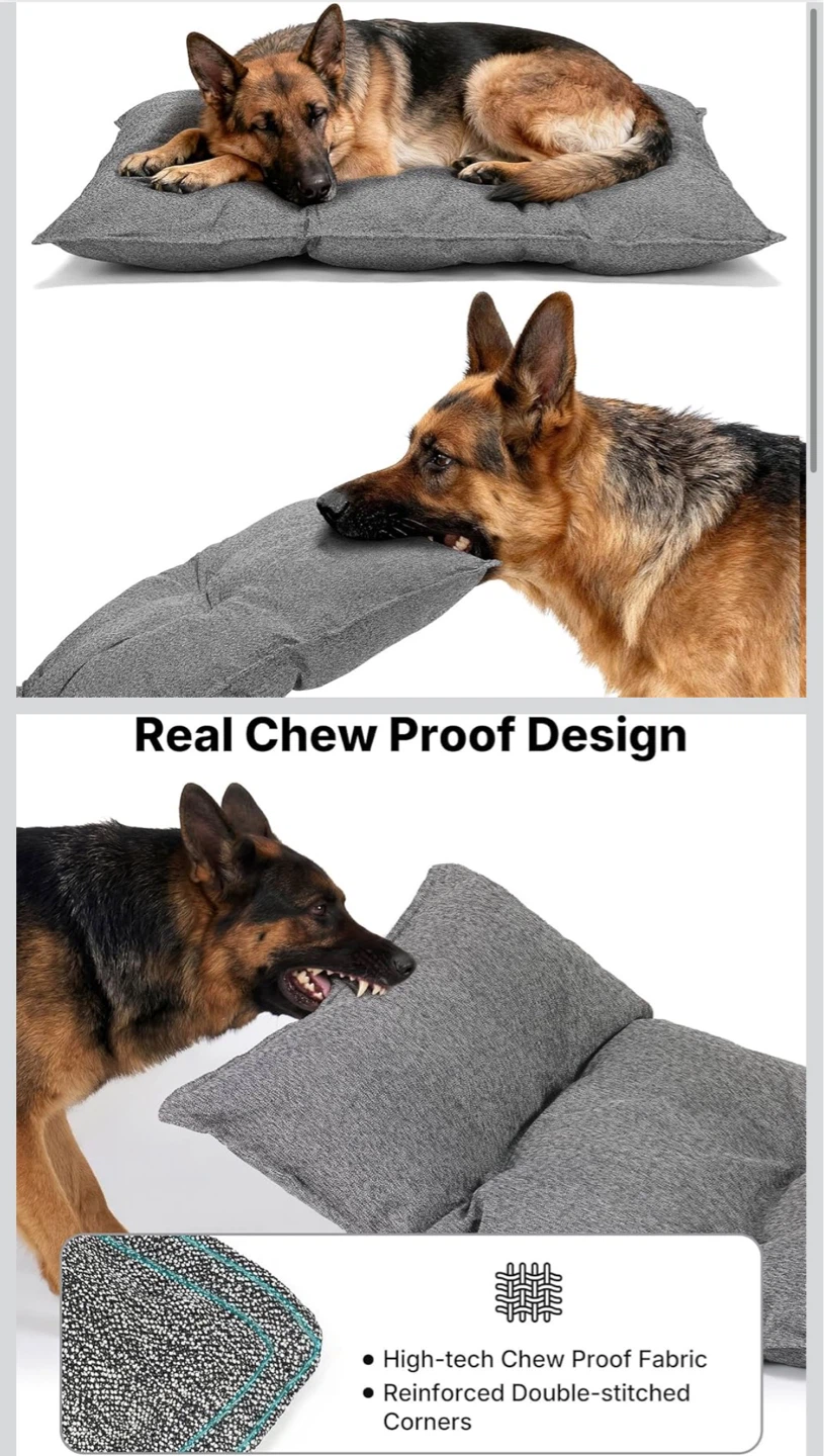 Indestructible Dog Bed - Medium Grey - photo 2
