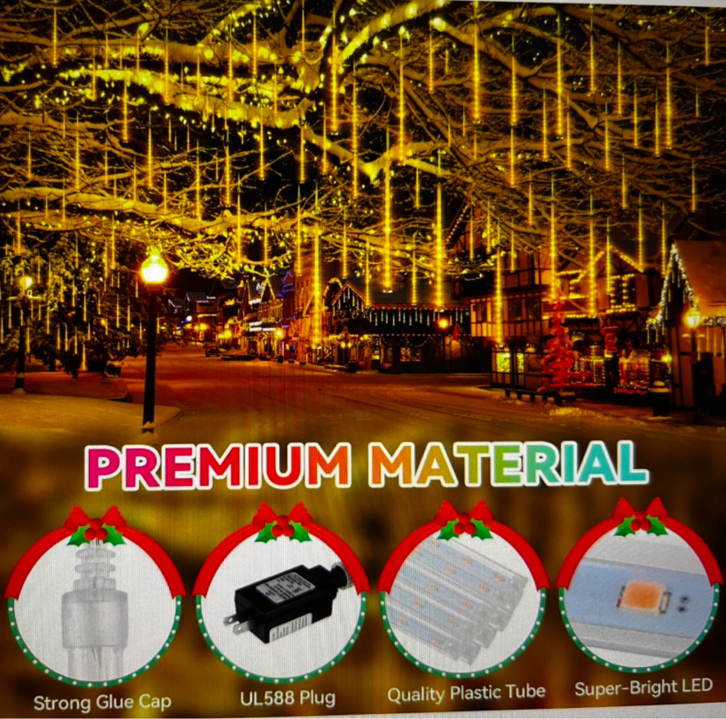 12 Tubes Meteor Shower Lights - photo 3