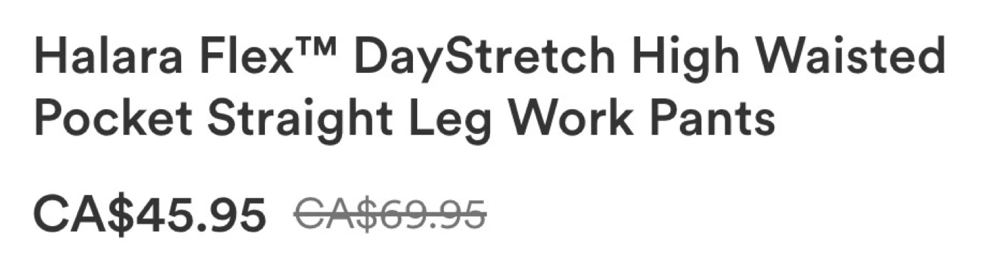 Halara High Waisted Pocket Straight Leg Work Pants - photo 2