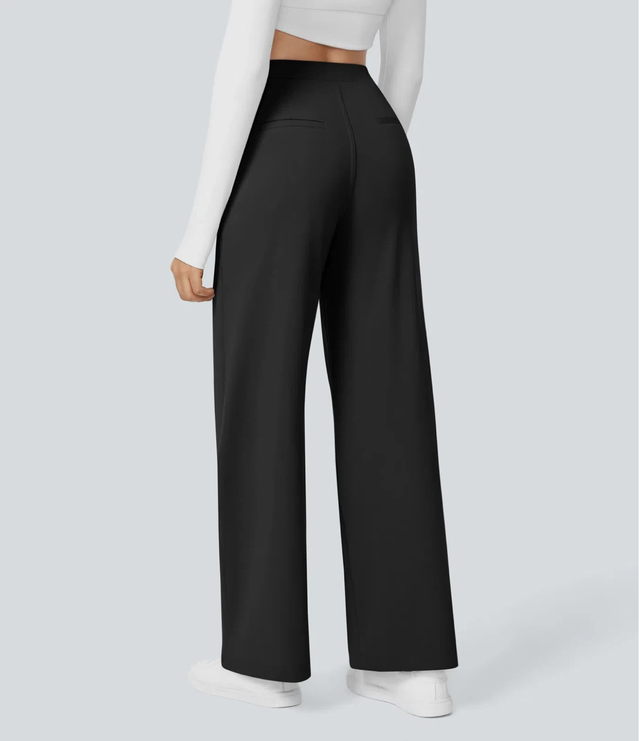 Halara High Waisted Pocket Straight Leg Work Pants