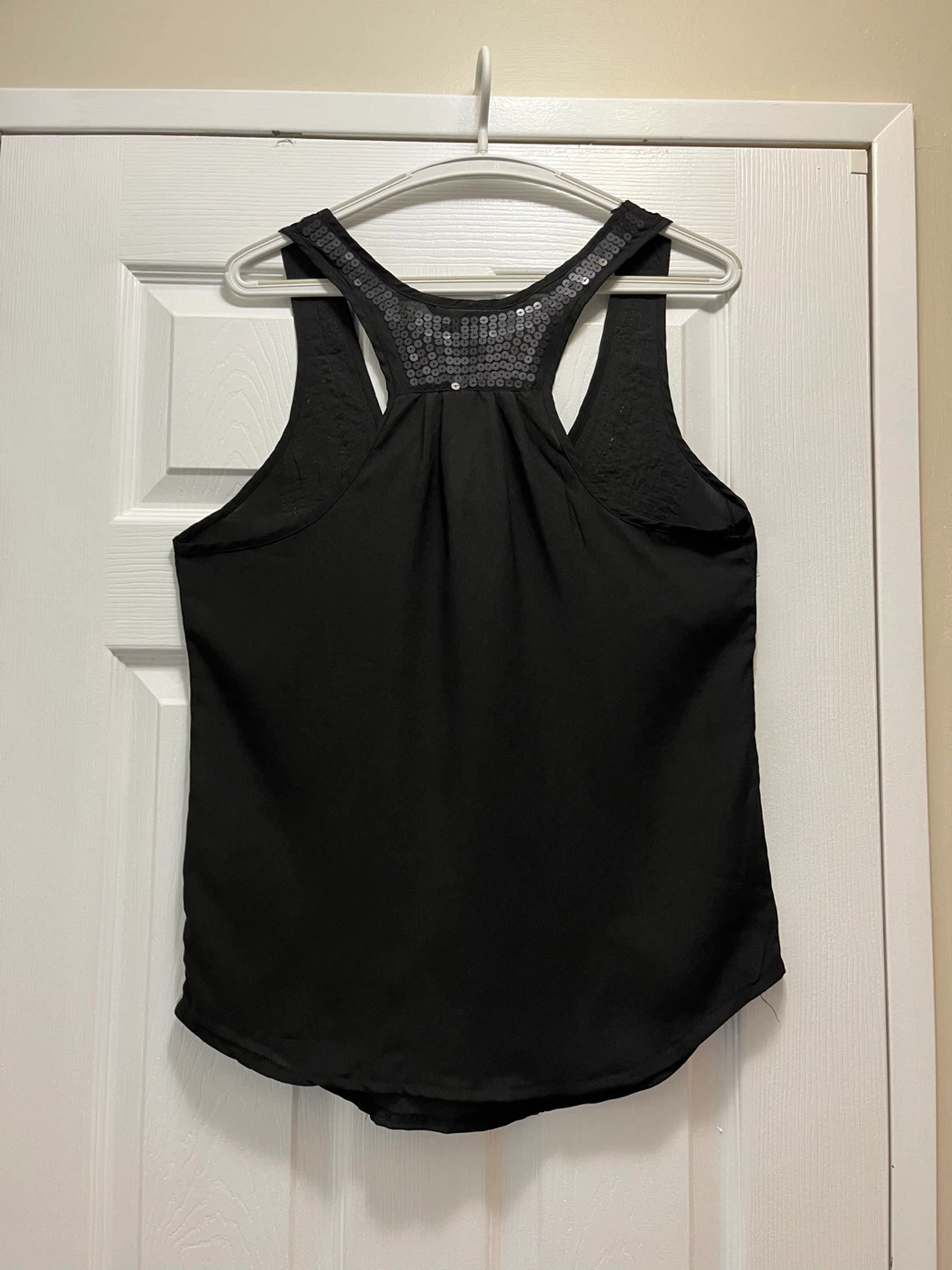 Urban Behaviour Black Sequin Racerback Tank Top - photo 2