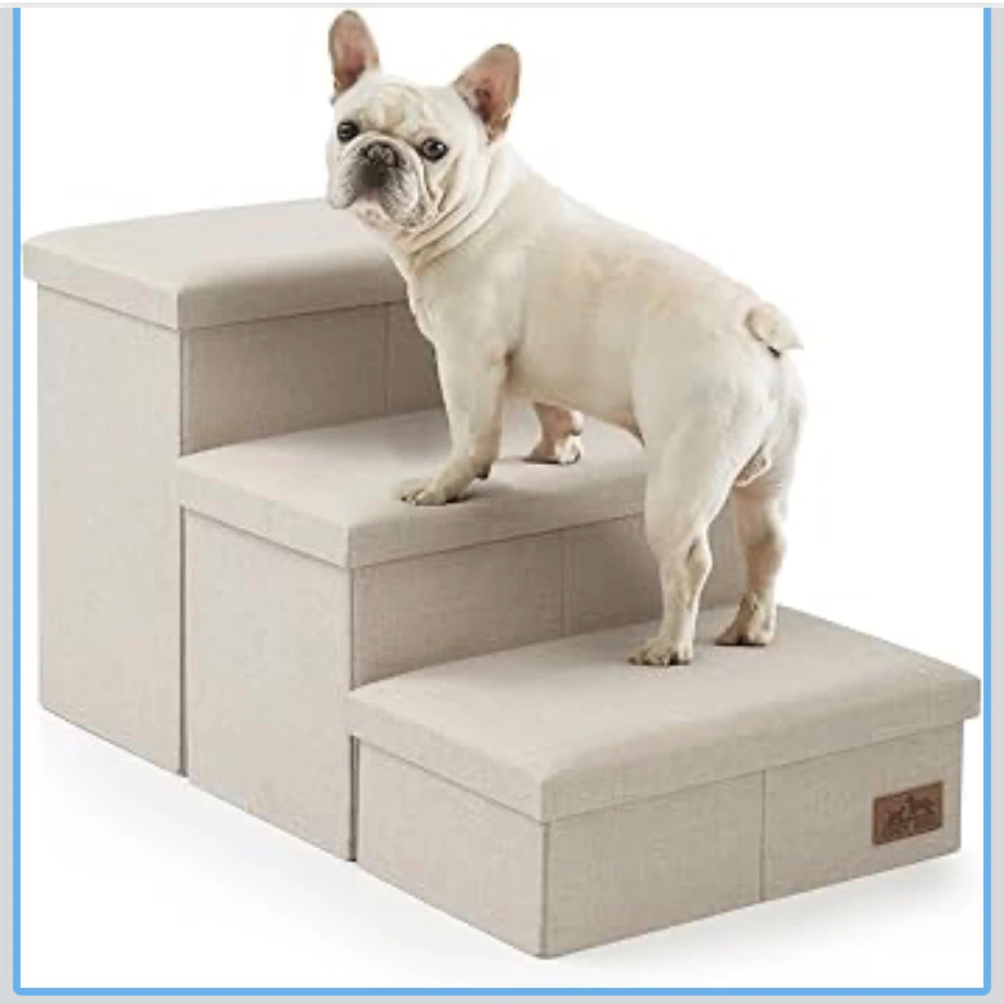 3-Step Pet Stairs for Dogs and Cats