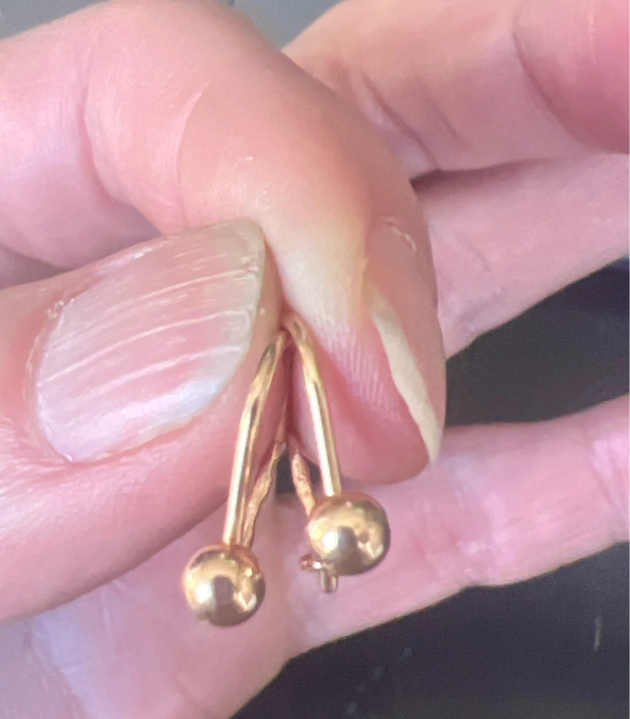 Vintage 583/14K Gold Earrings – Real Gold