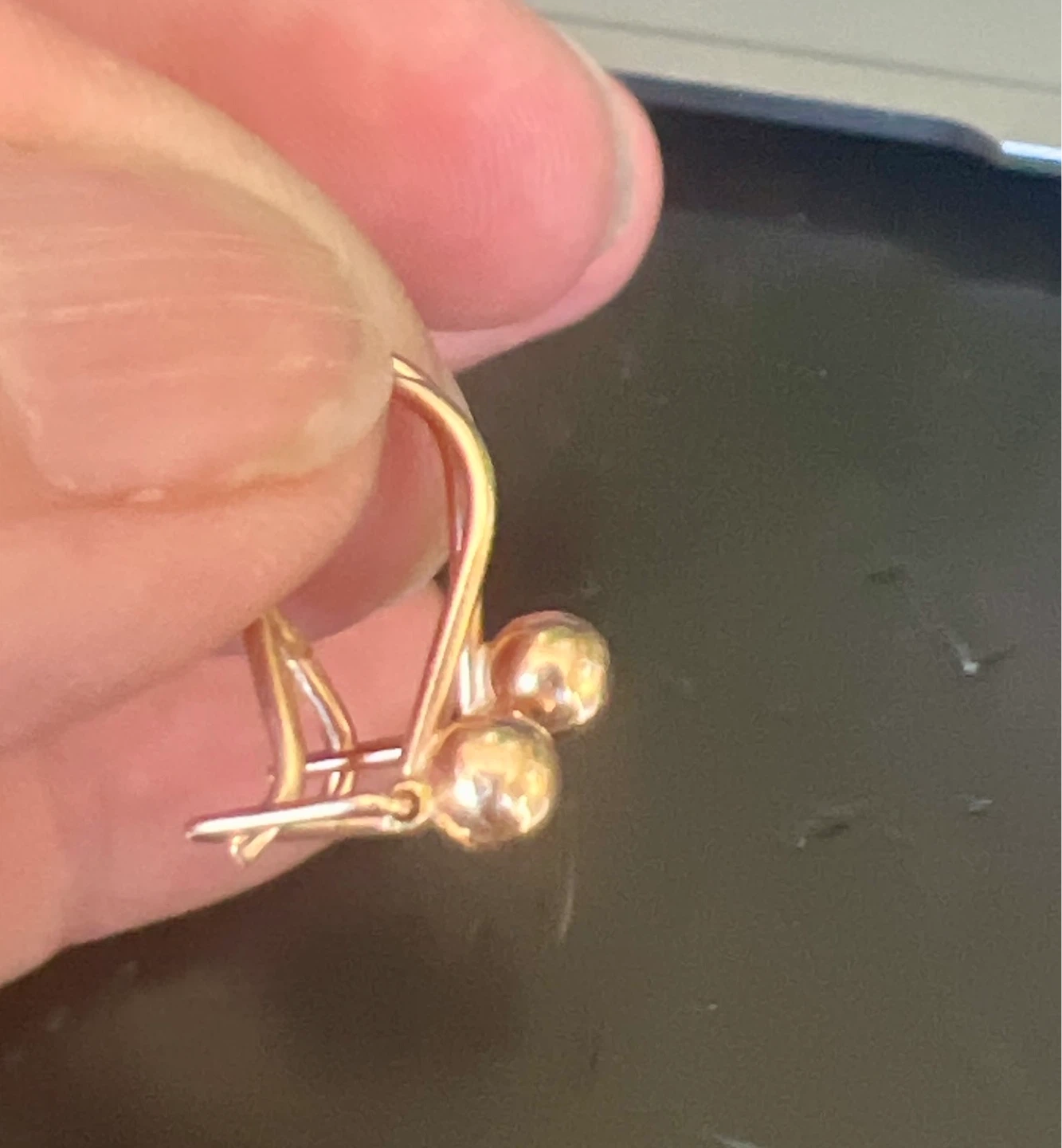 Vintage 583/14K Gold Earrings – Real Gold - photo 2
