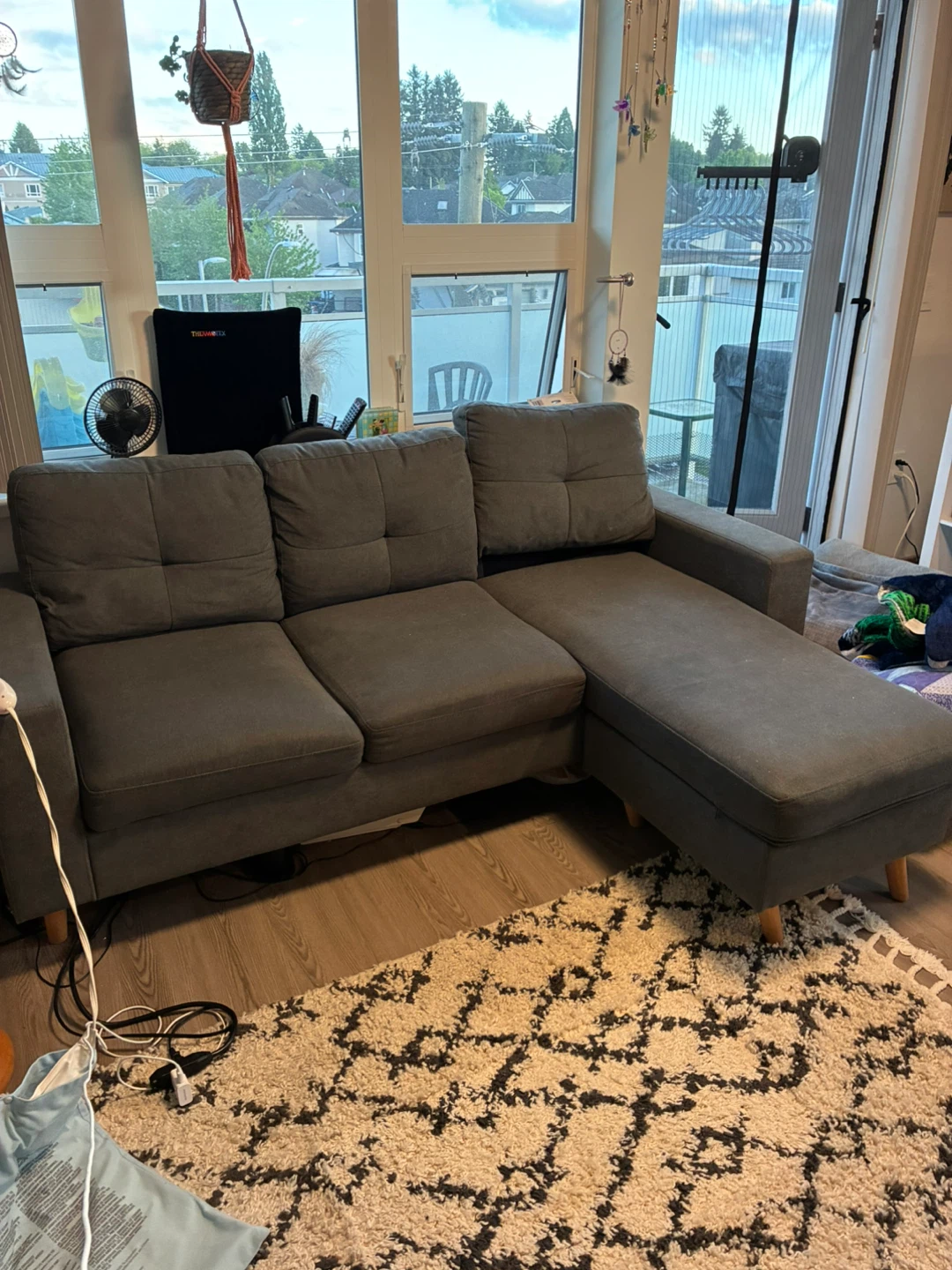 Grey Sectional Sofa - photo 2