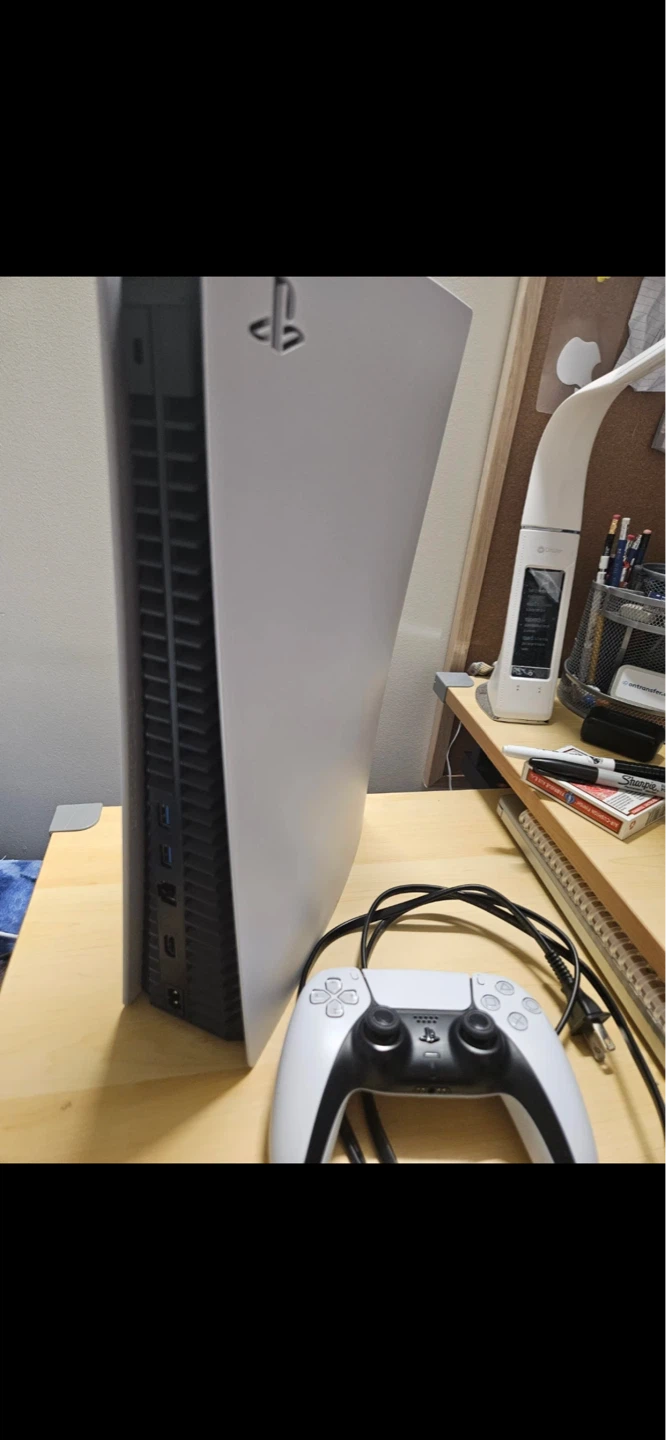 PlayStation 5 Console with Controller and Two Games - photo 3