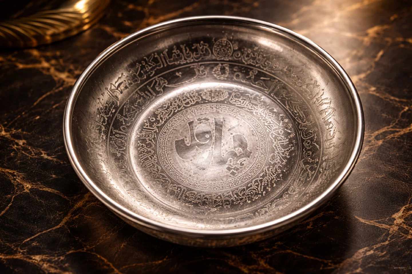 Islamic Shifa Healing Bowl – Quran Engraved Stainless Steel - photo 4