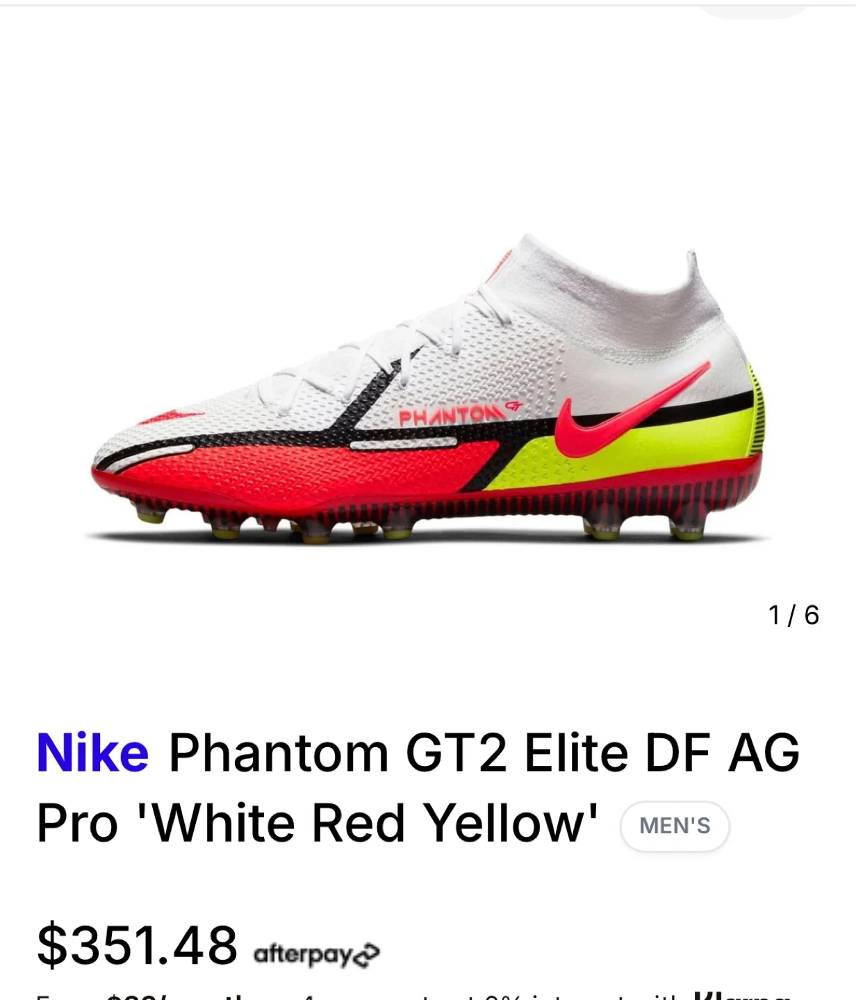 Nike Phantom GT2 Elite DF AG Pro Cleats size 8.5 - photo 3