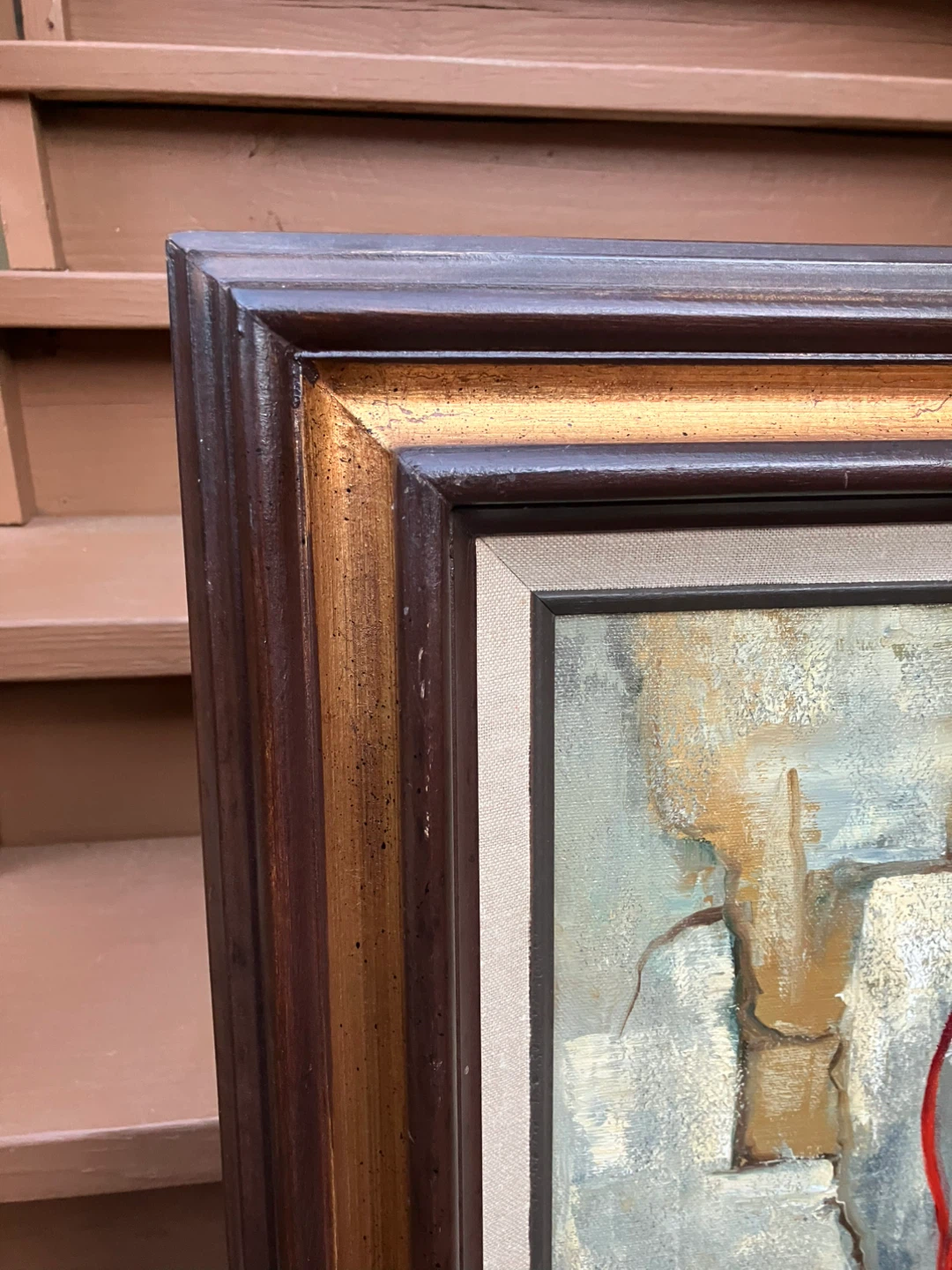 Vintage Framed Still Life Oil Painting - 27” x 31” - photo 4