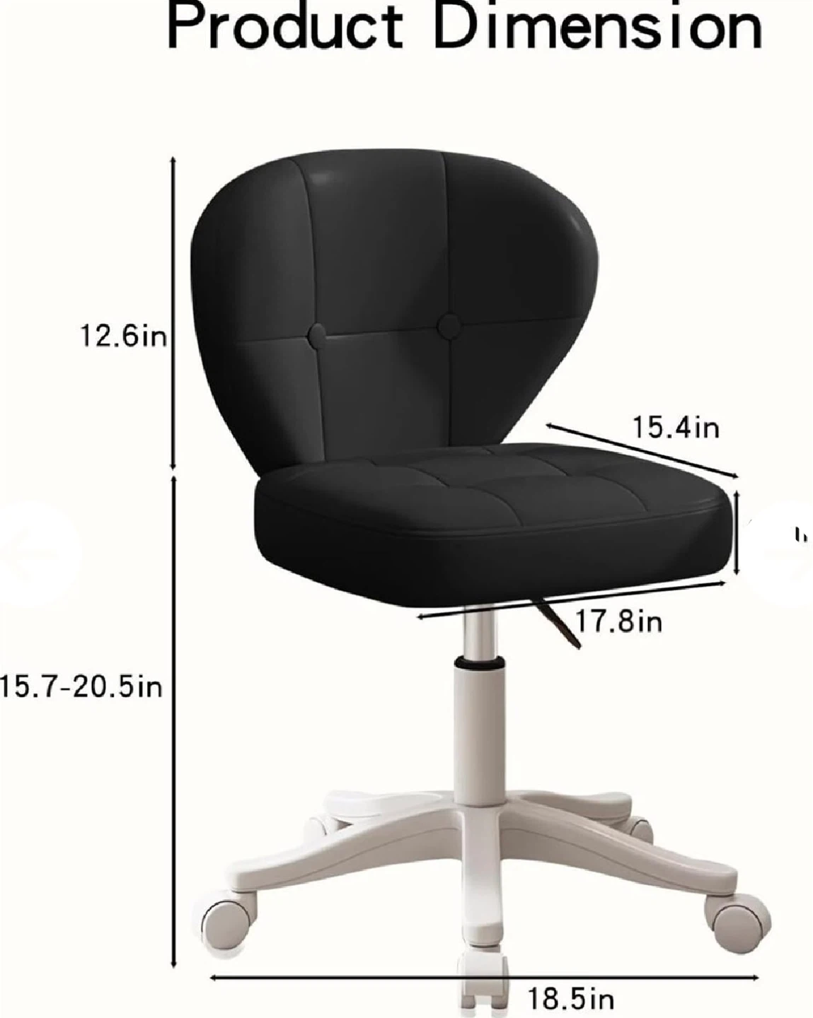 Black Task Chair - photo 4