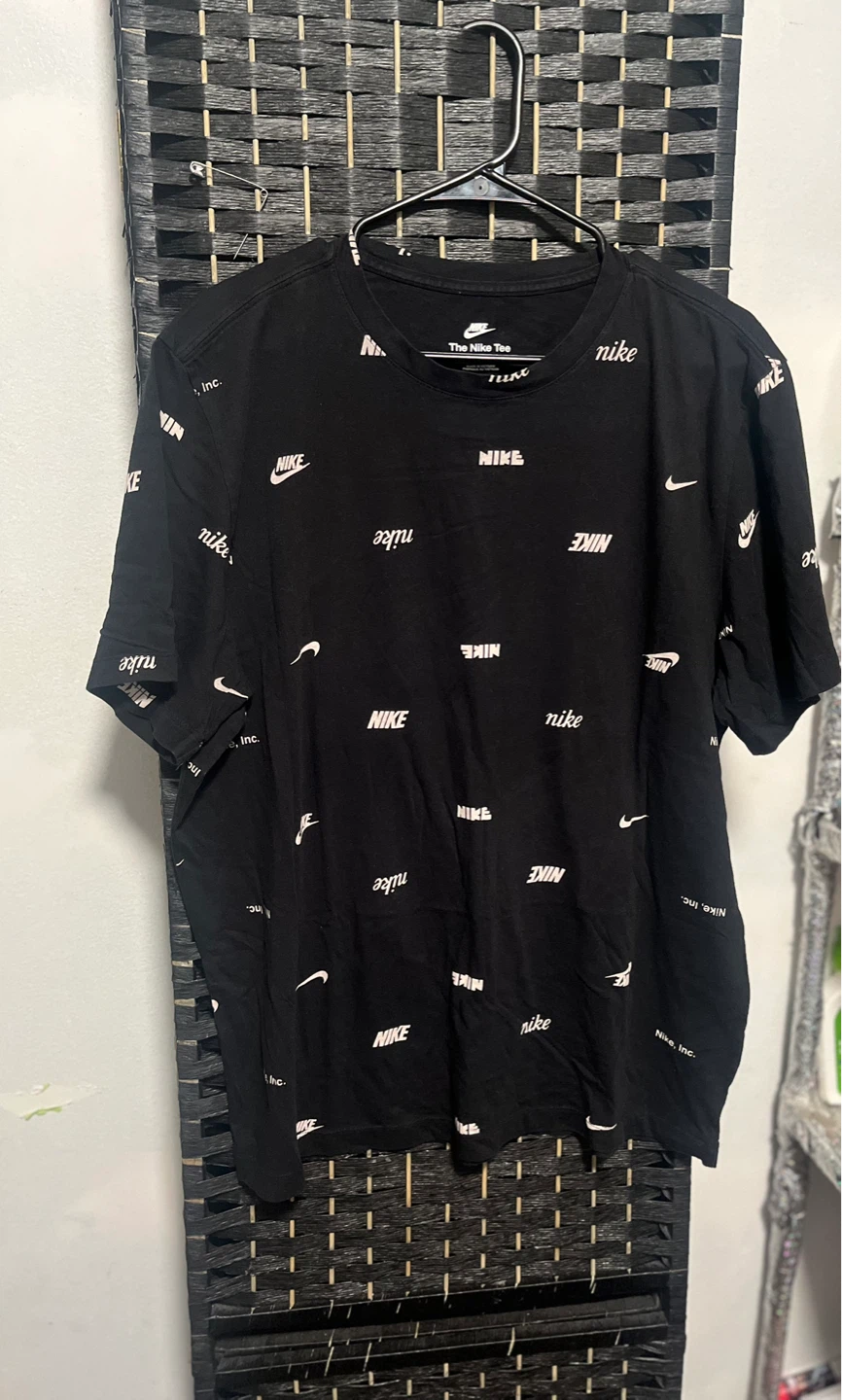Nike All-Over Print T-Shirt XL Black