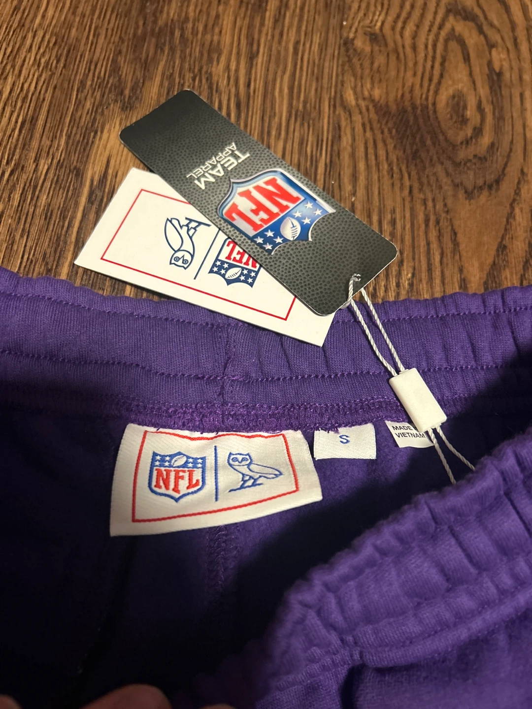 OVO NFL Minnesota Vikings Sweatpants - Size S - photo 4