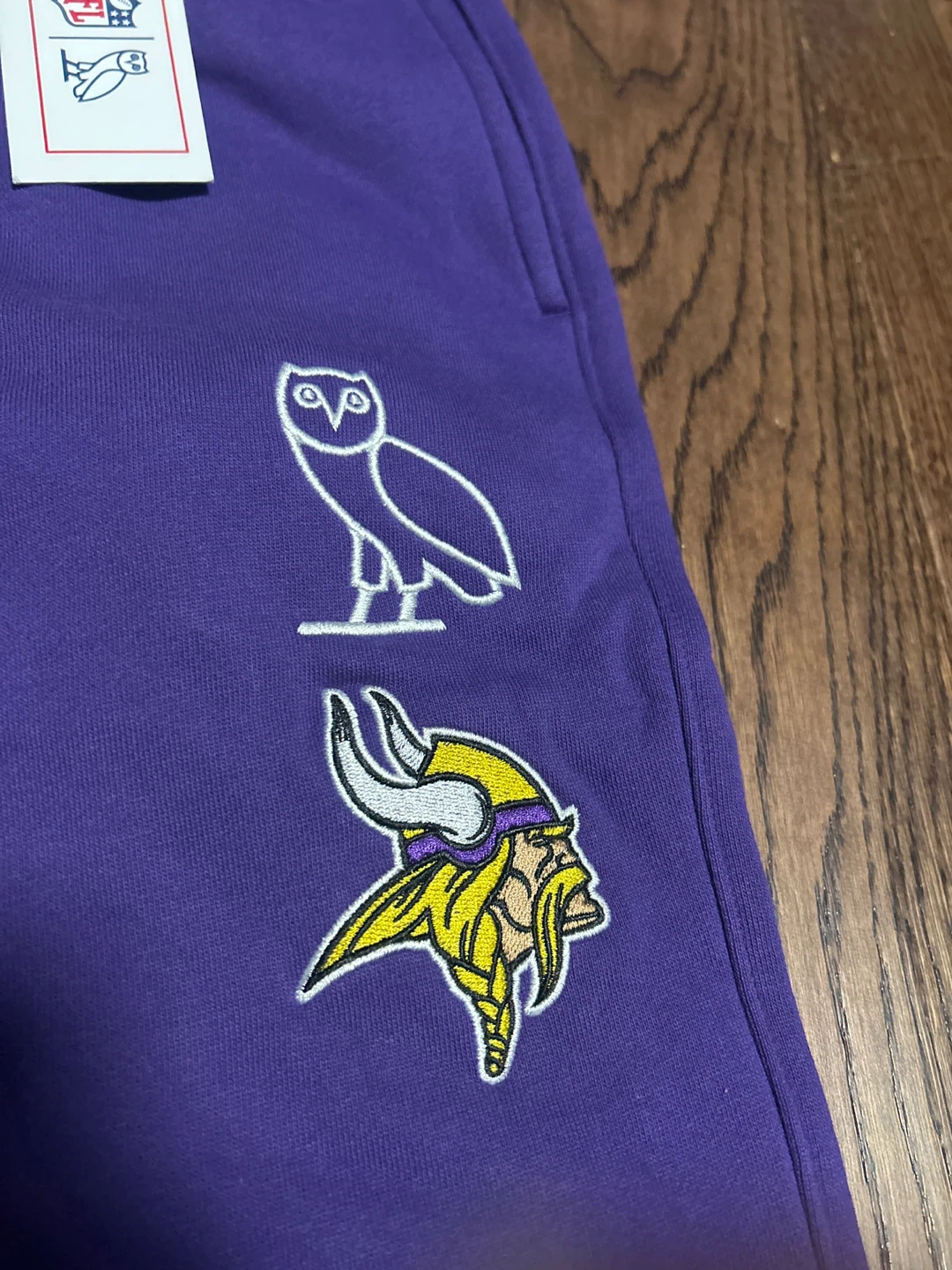 OVO NFL Minnesota Vikings Sweatpants - Size S - photo 2