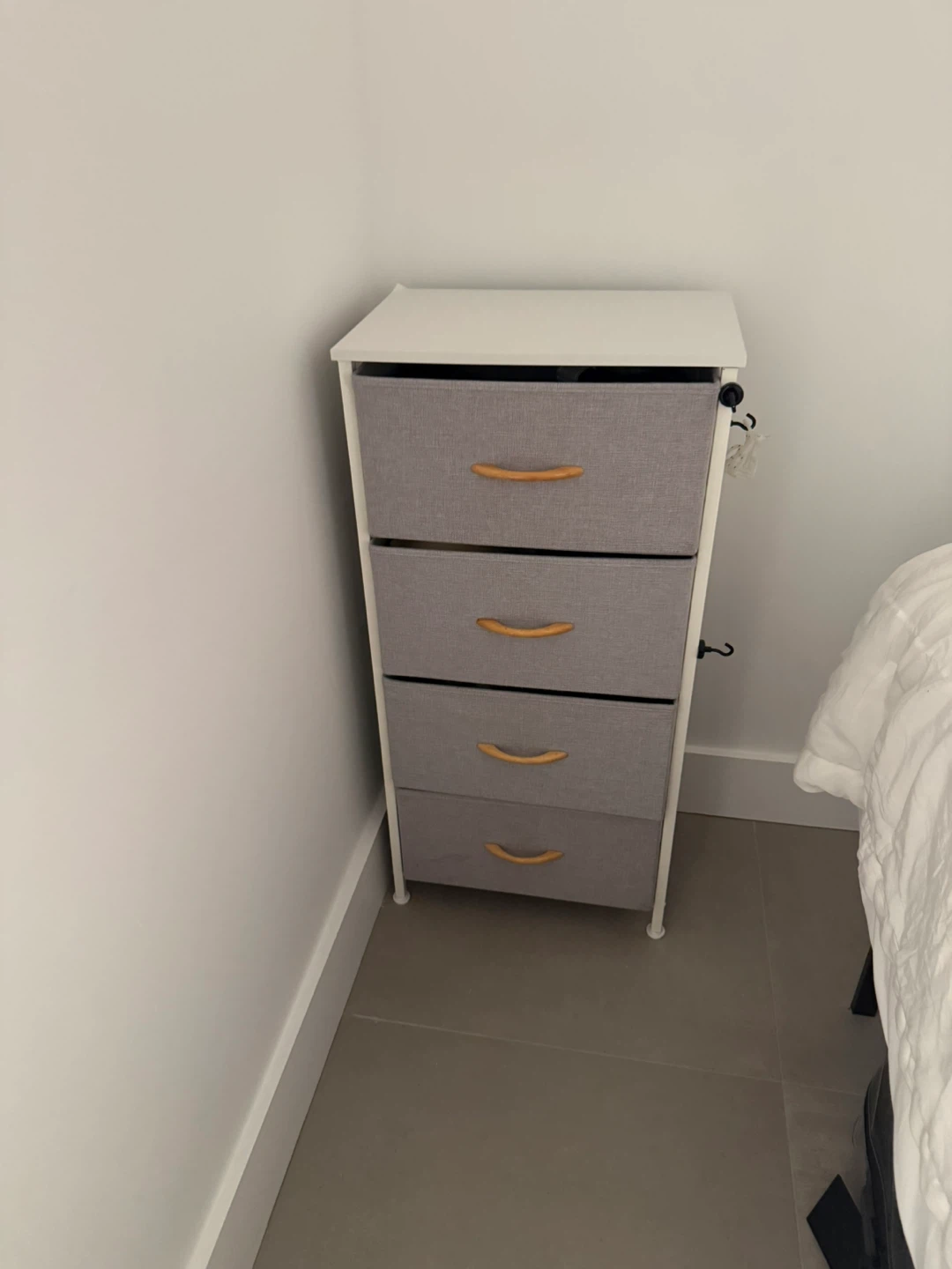 4-Drawer Fabric Dresser Storage Unit