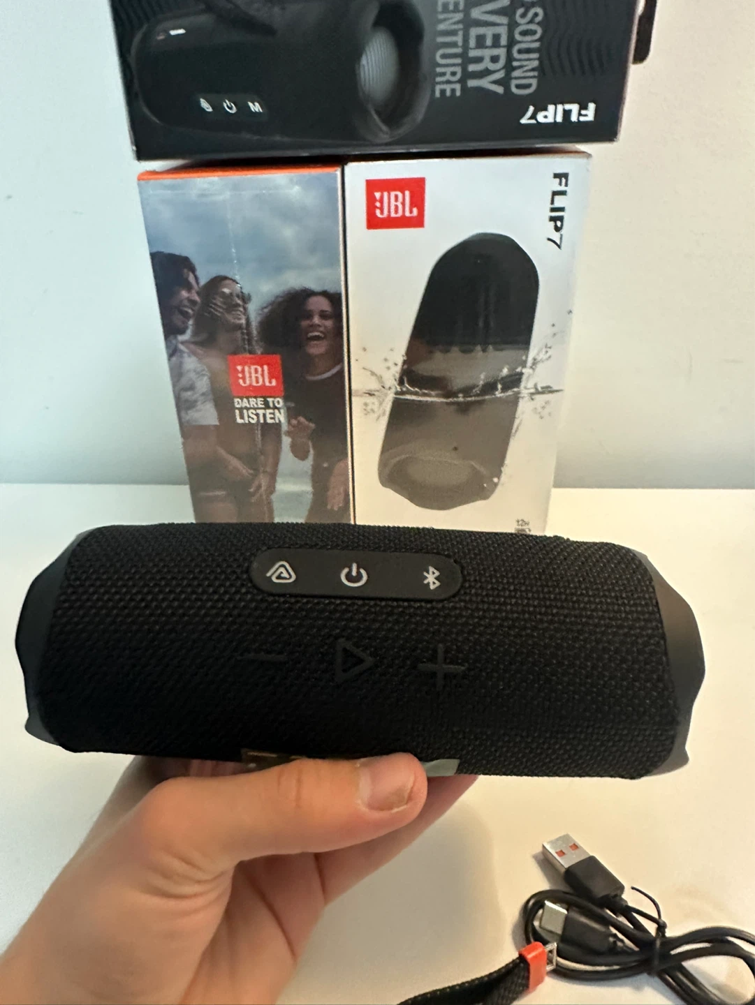 JBL Flip 7 Portable Waterproof Bluetooth Speaker - Black - photo 4