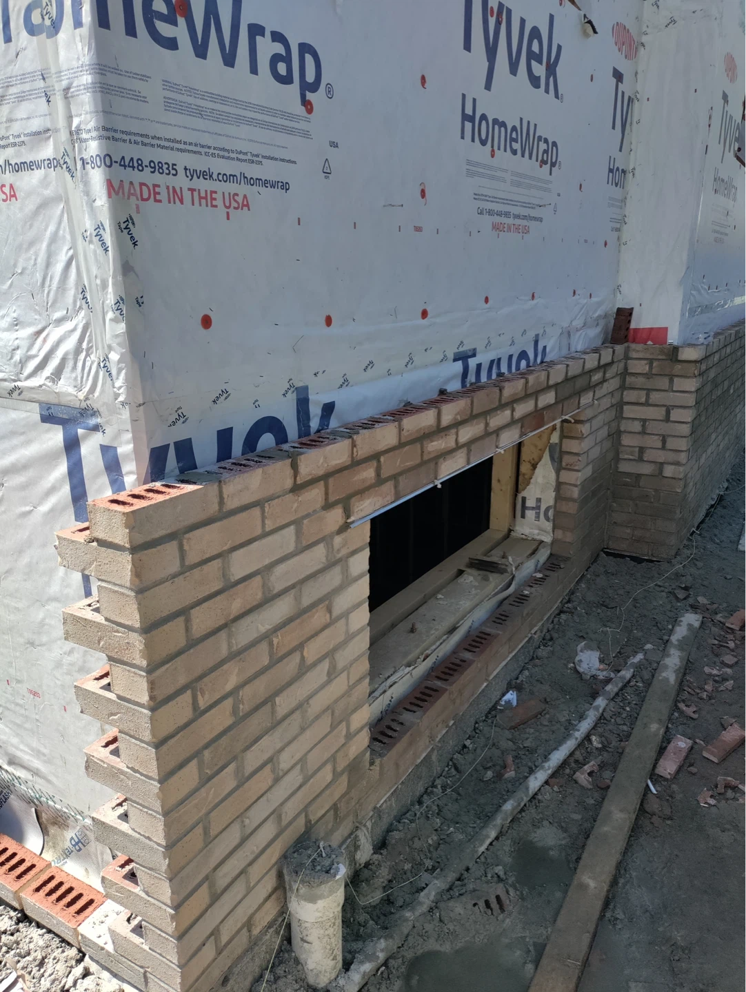 Brick work and stone work