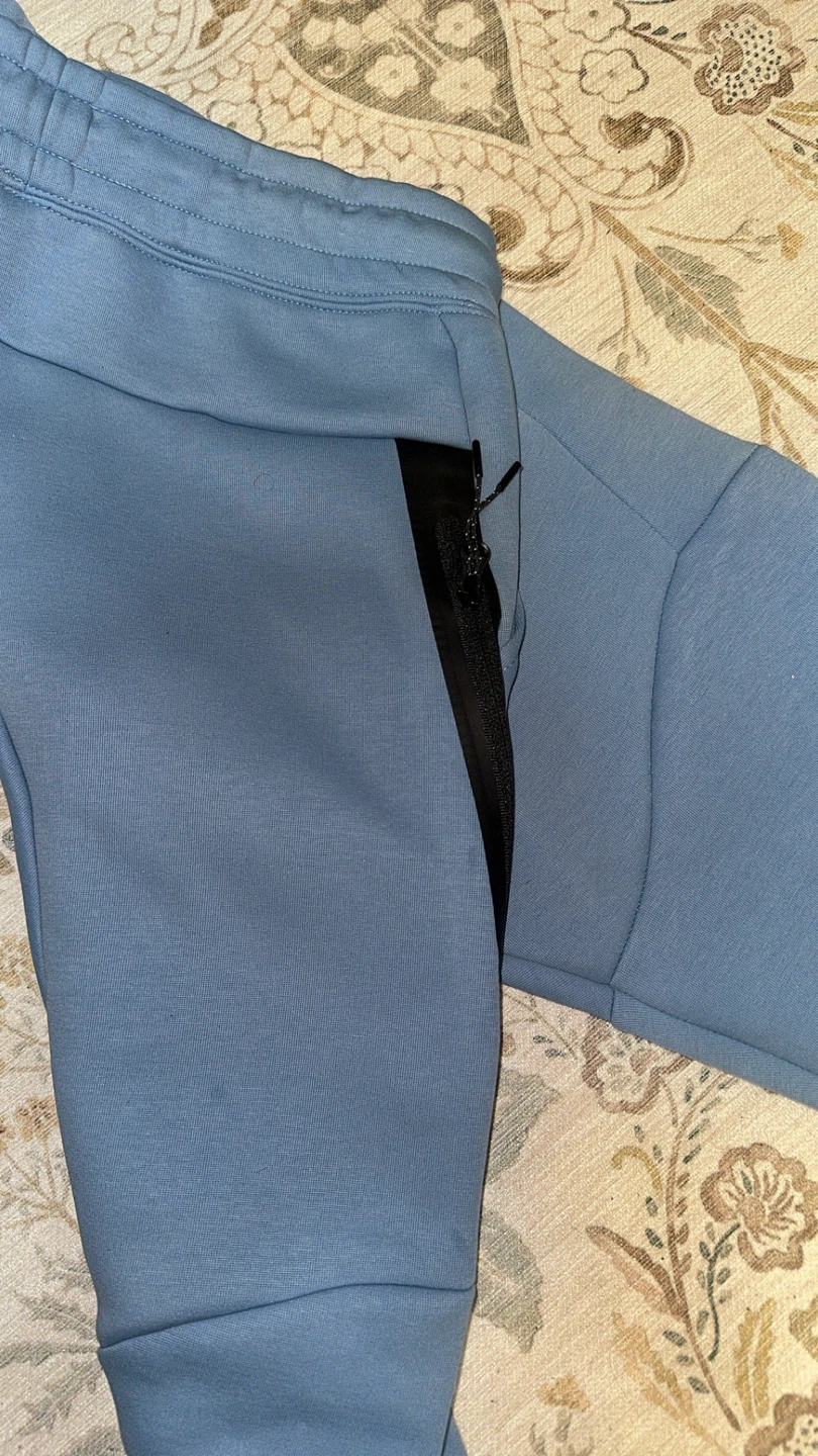 Nike Tech Fleece Joggers Blue - photo 3