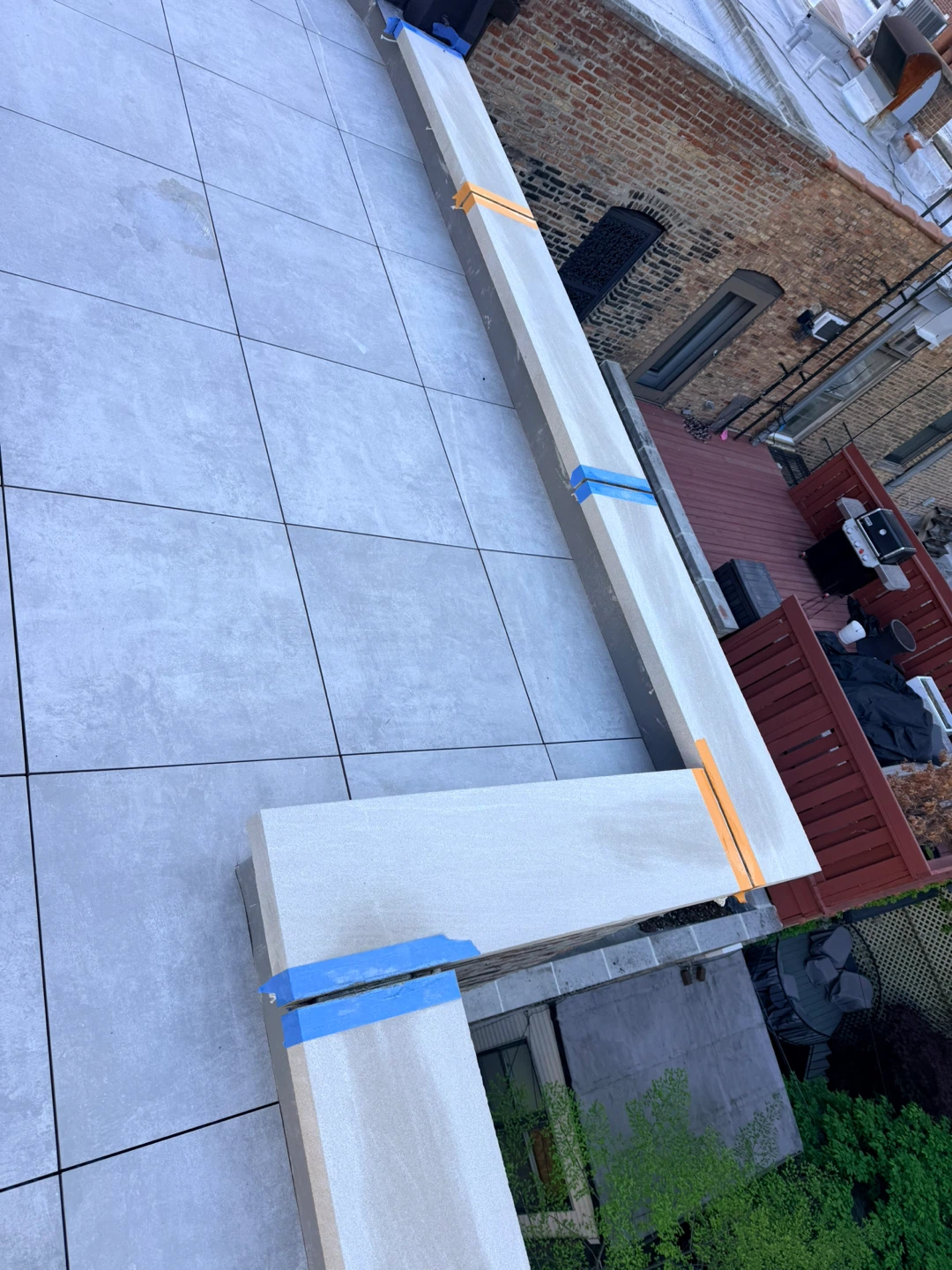 Caulking ,tuck pointing, brickwork