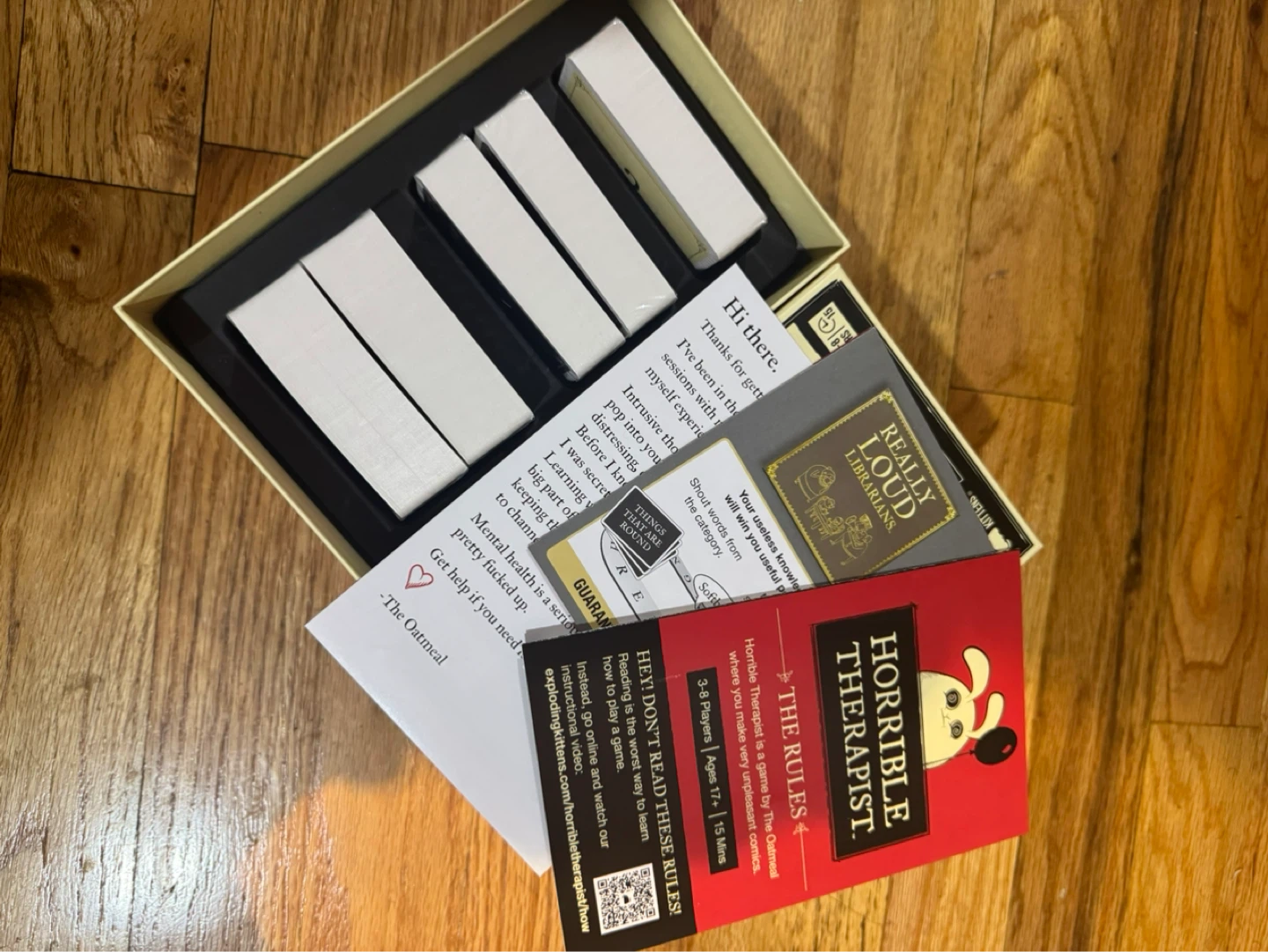 The Oatmeal Horrible Therapist Card Game - photo 3