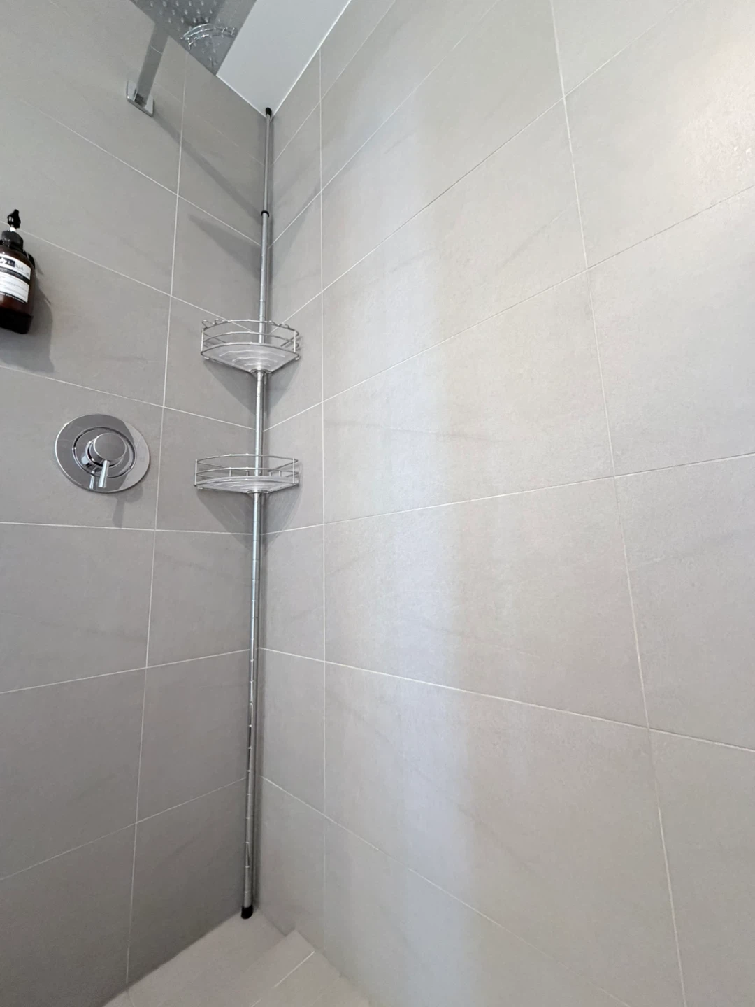 Tension Corner Shower Caddy with 2 Shelves